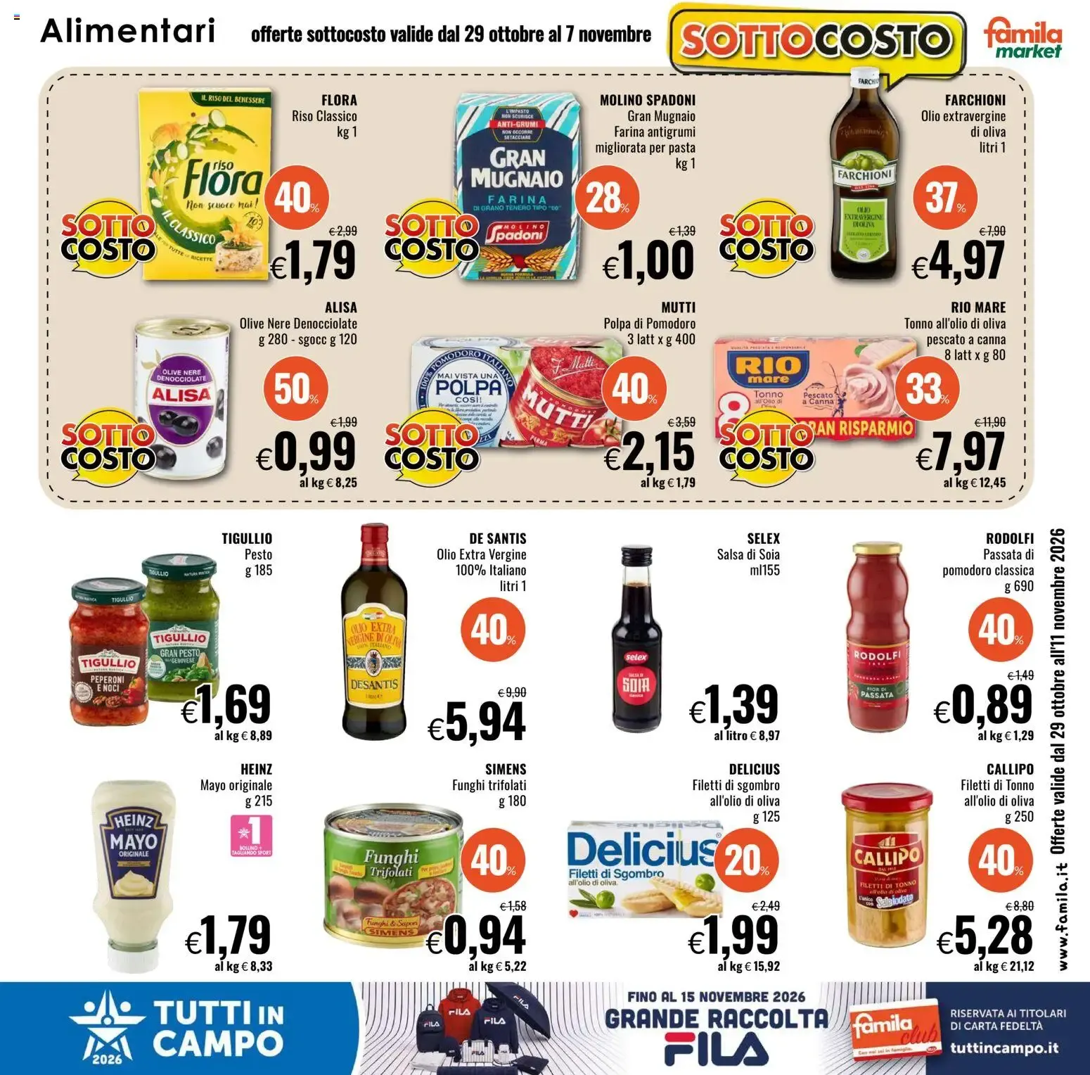 Nuovo Famila volantino Market dal 29/10/2026 > offerte anteprima 🛍️ da 29 ottobre a 11 novembre di 2026 - Pagina del volantino 7