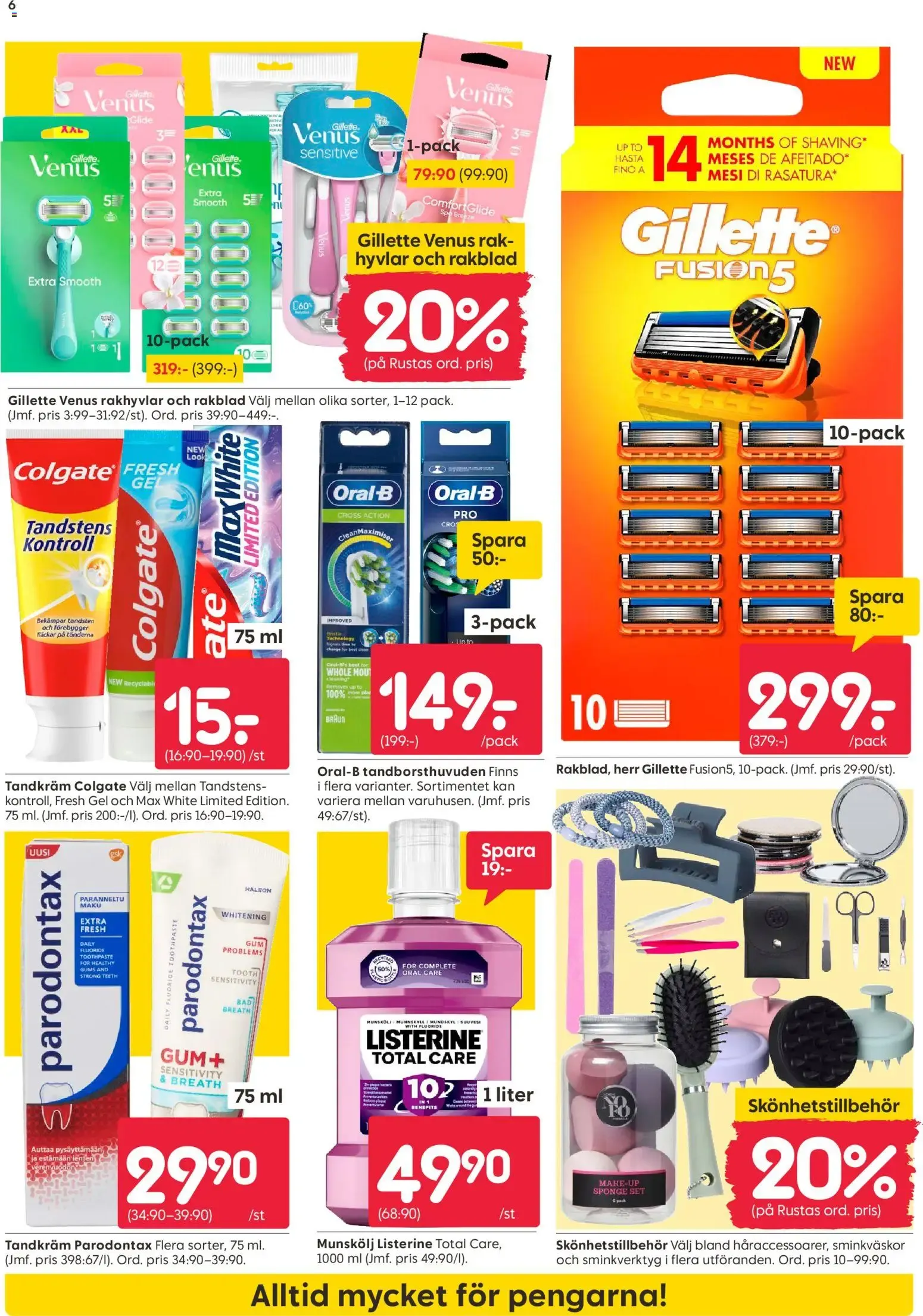 Rusta erbjudanden från 21/09/2026 - 27/09/2026 > Reklamblad nuvarande rabatter från 21 september till 27 september 2026 - Reklamblad sidor 6