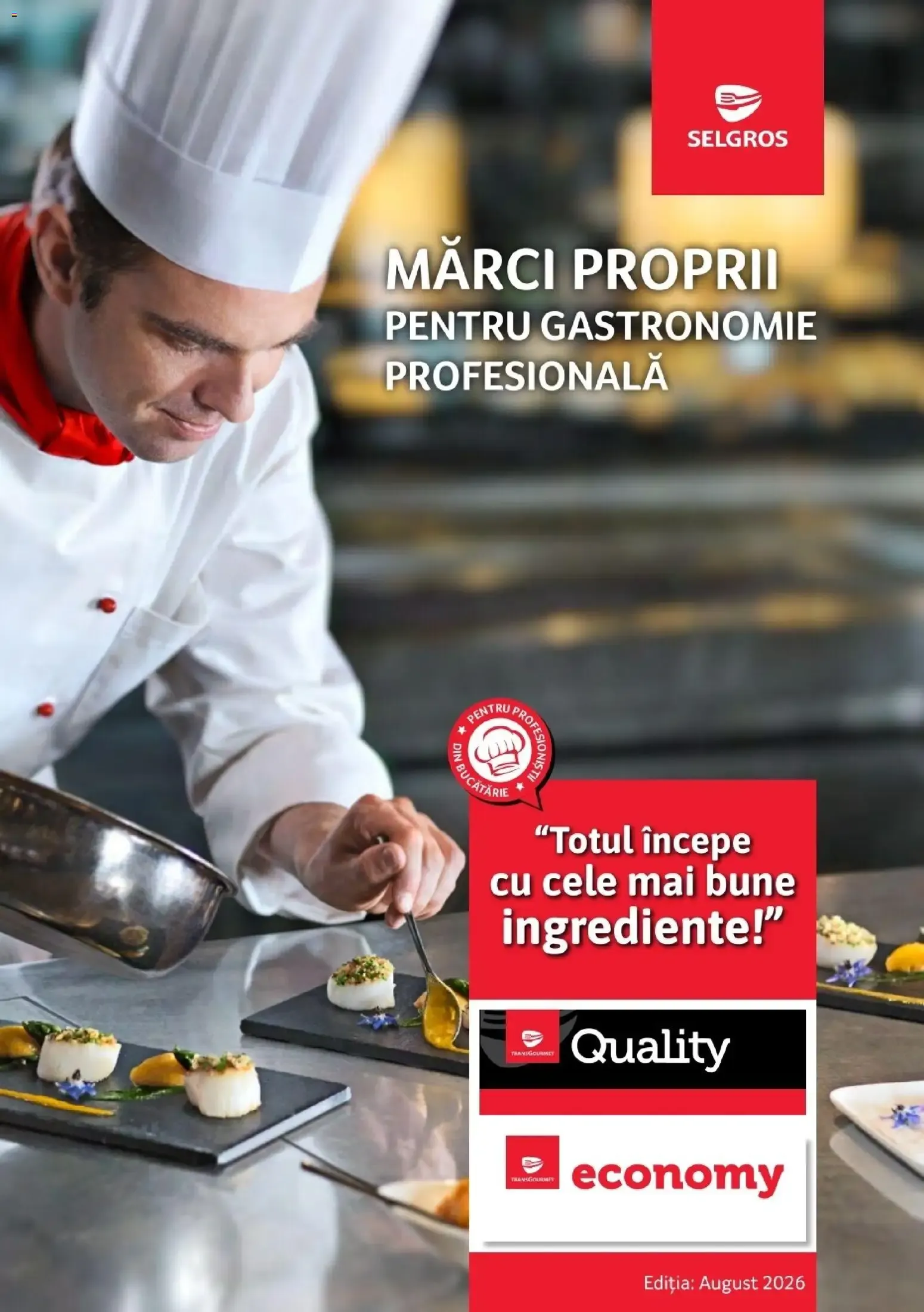 Catalog Selgros Marcas Propias para Gastronomía Profesional de la 1 august până la 31 decembrie 2026 - Revista Pagina 1
