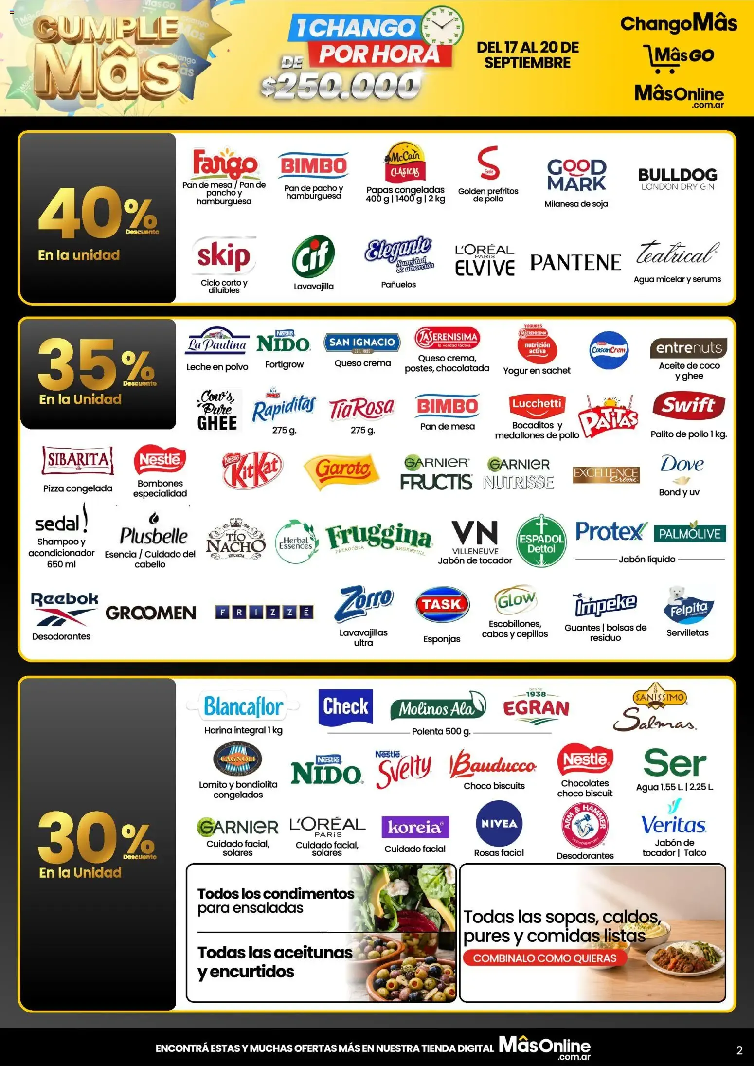 Ofertas de ChangoMás - Promos del Finde: Del 17 al 20 de Septiembre 17 de septiembre al 20 de septiembre 2026 - Página 3 del catálogo