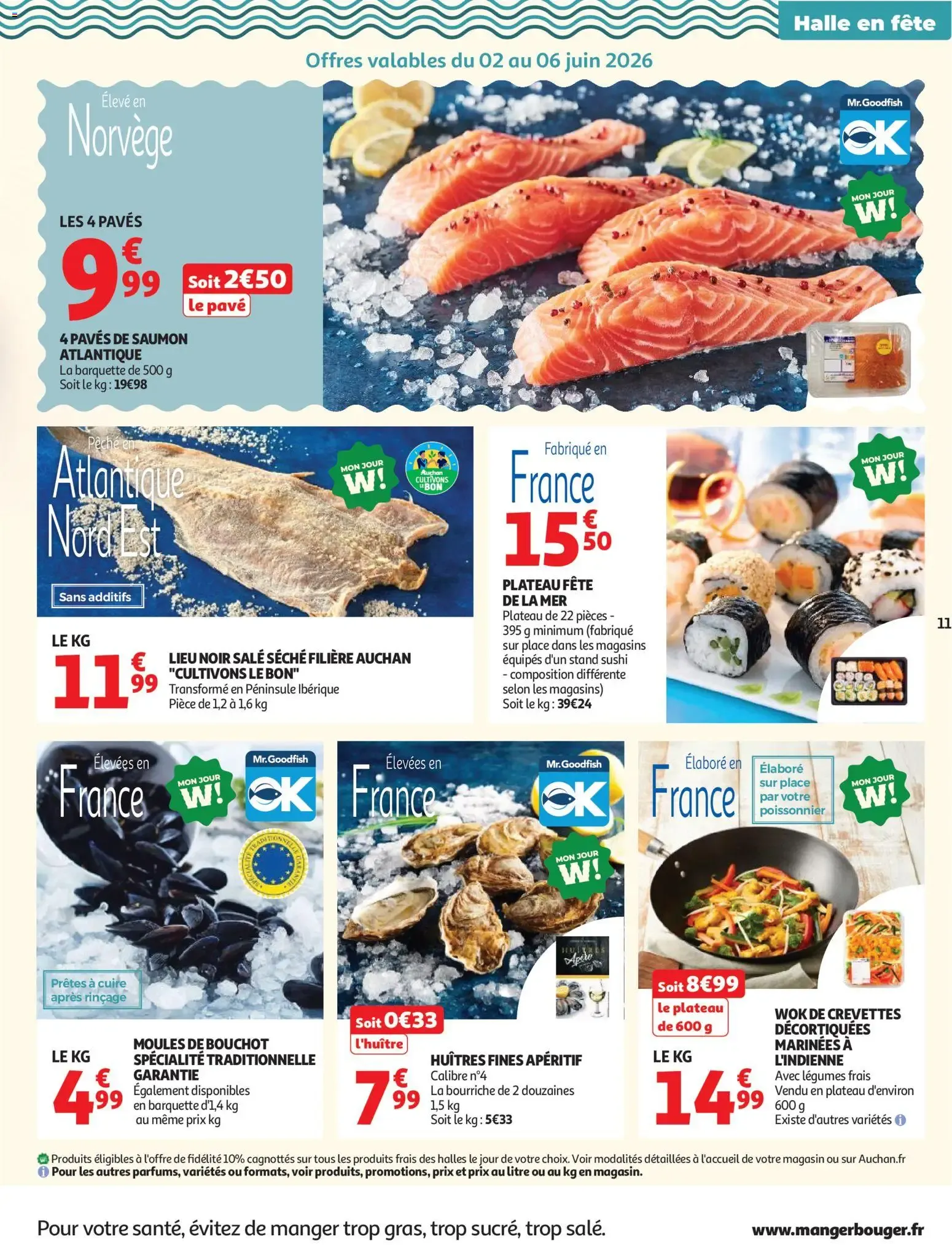 Auchan - Tous dans le match, pros des bons plans du 2 juin au 14 juin 2026 - Catalogue page 11