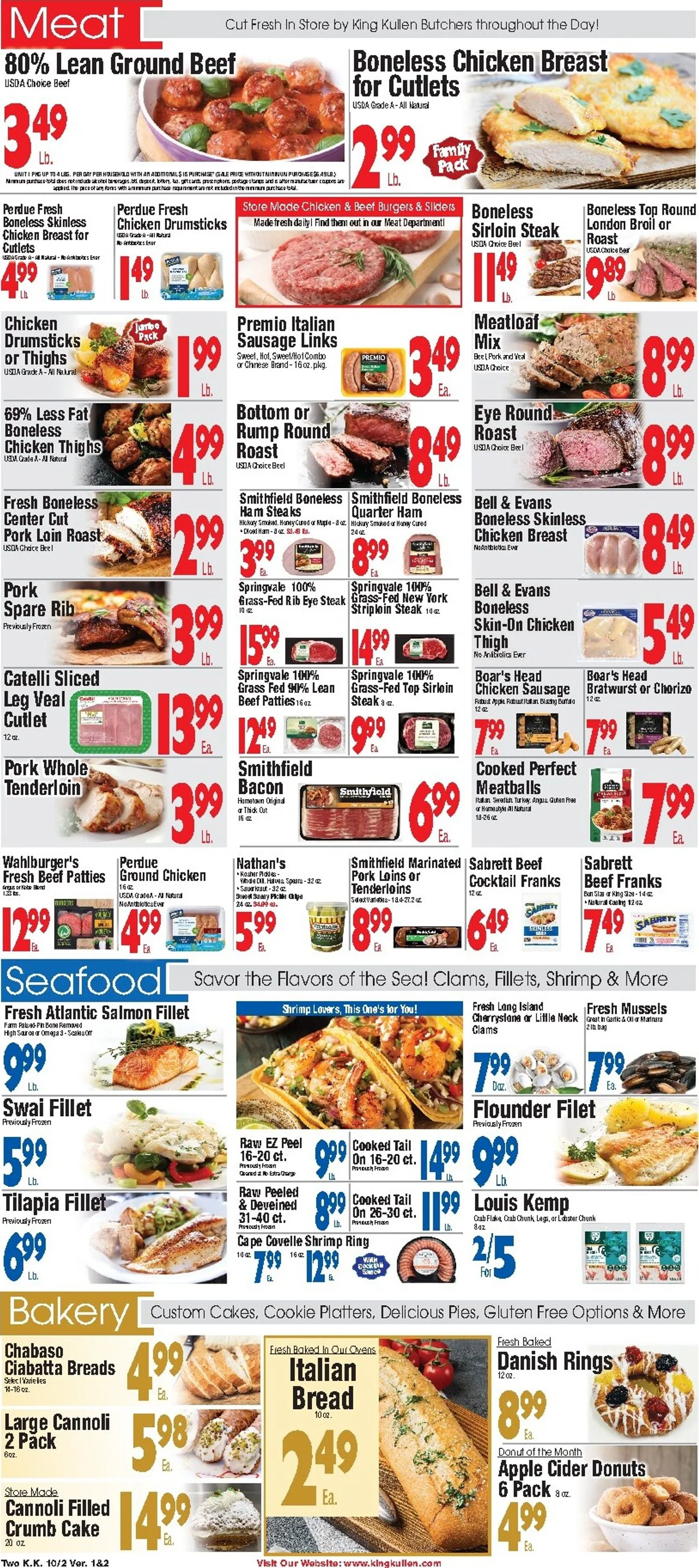 Weekly ad Current King Kullen leaflet valid from Friday 10/02/2026 to Thursday 10/08/2026 from October 2 to October 8 2026 - Page 2