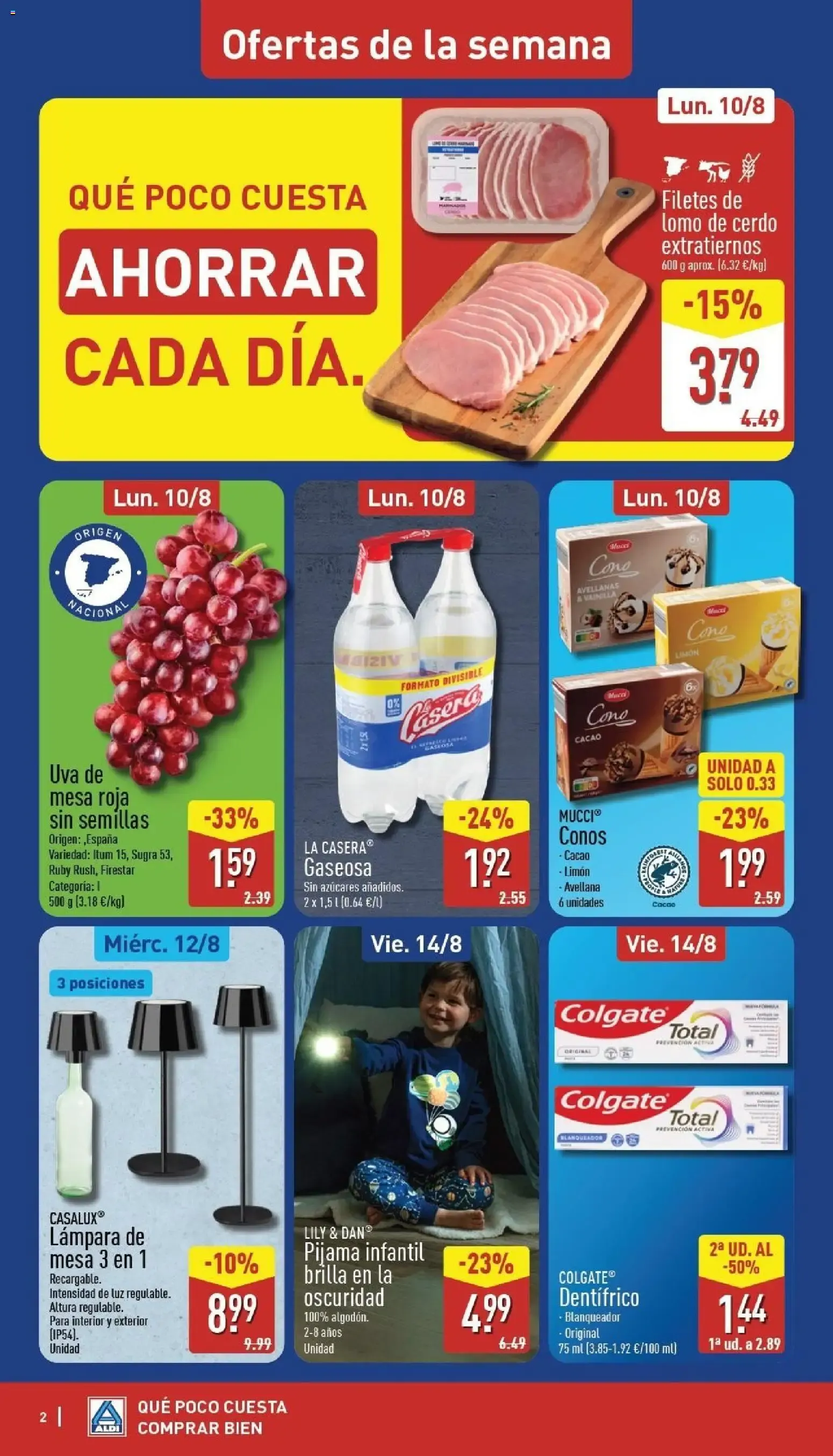 Catálogo de ALDI: Frescura a precios para tirarse a la piscina 10 de agosto al 16 de agosto 2026 - Página 2