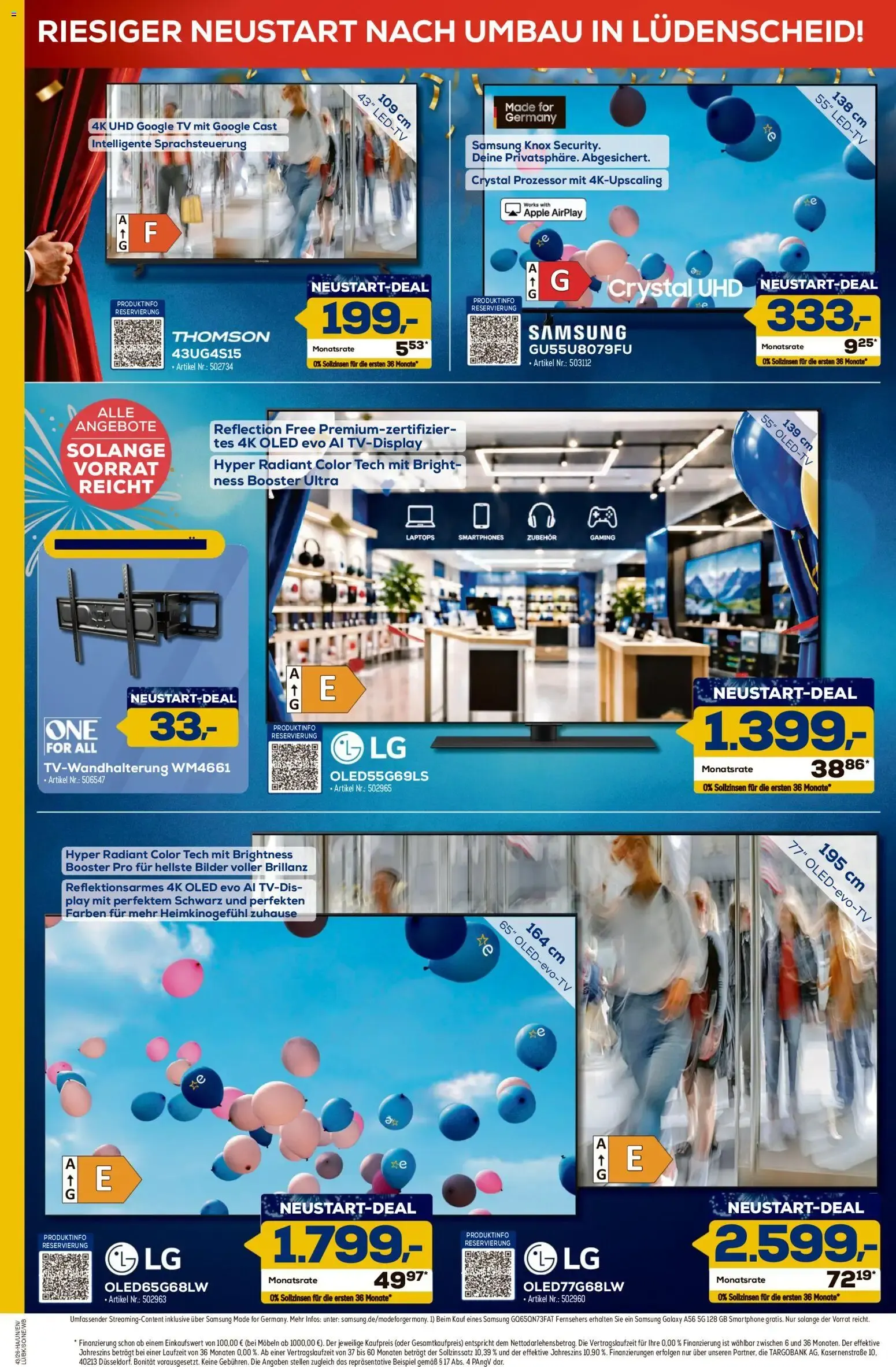 Euronics Berlet: RIESIGER NEU-START! NACH UMBAU IN LÜDENSCHEID von 15. Oktober bis 21. Oktober 2026 - Prospekt seite 2