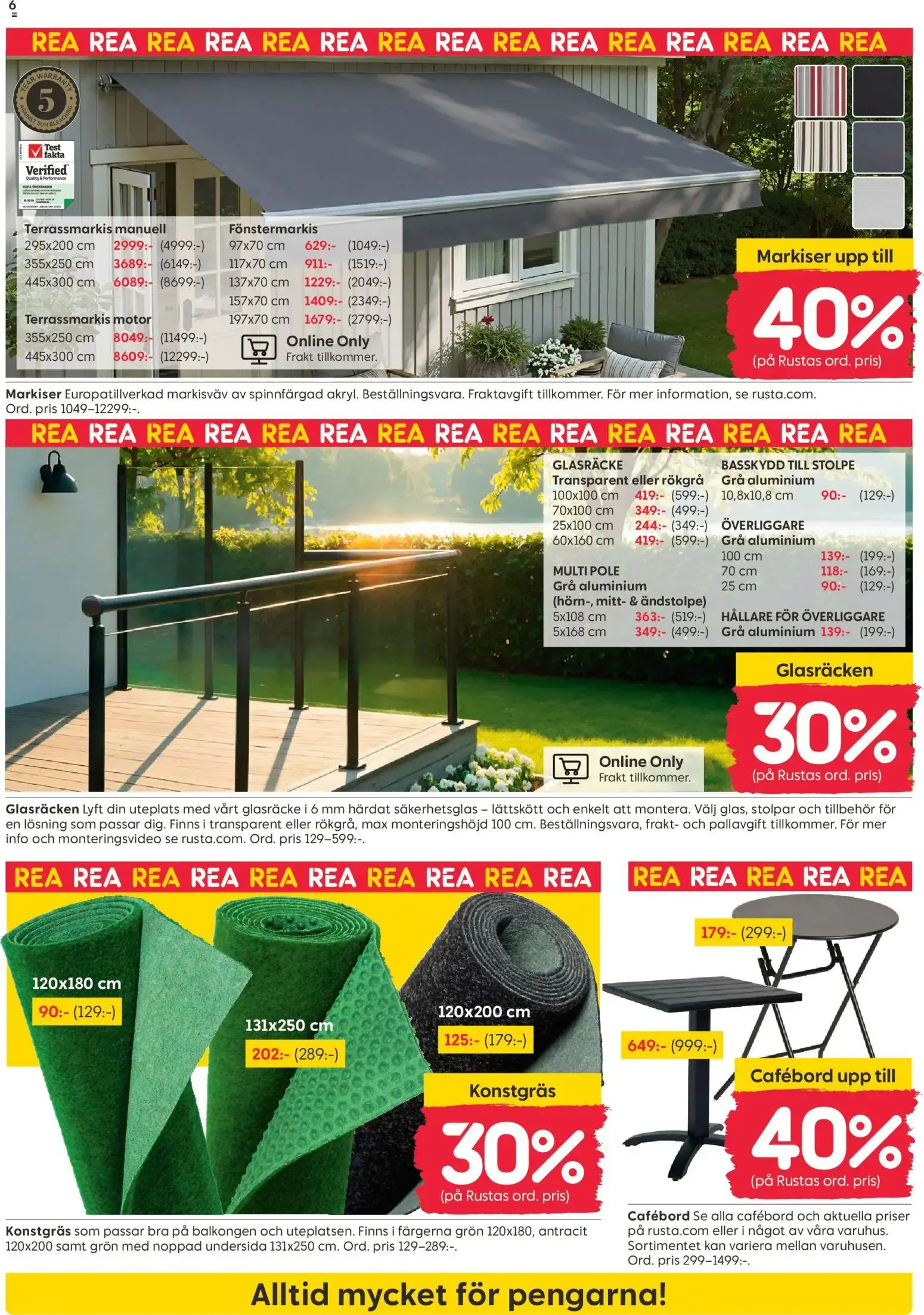 Rusta erbjudanden från 13/07/2026 - 19/07/2026 > Reklamblad nuvarande rabatter från 13 juli till 19 juli 2026 - Reklamblad sidor 6