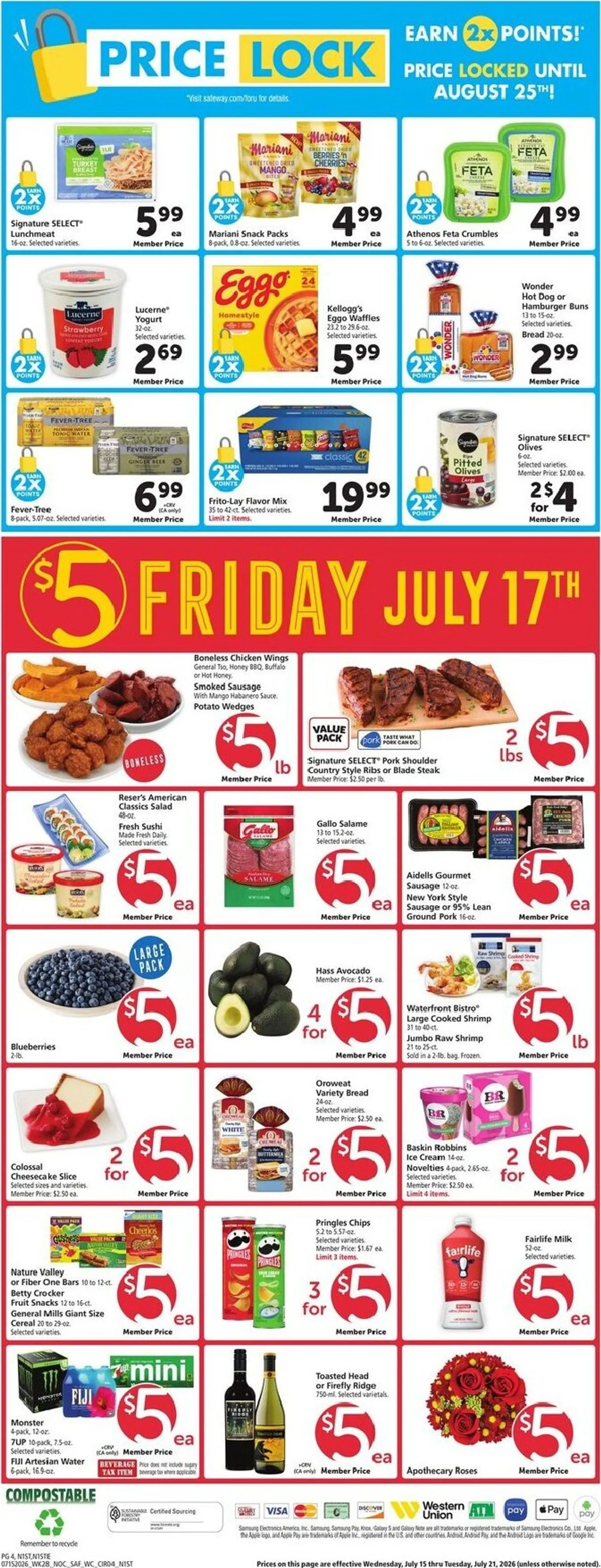 Weekly ad Safeway: Celebrating 100 Years from July 15 to July 21 2026 - Page 4