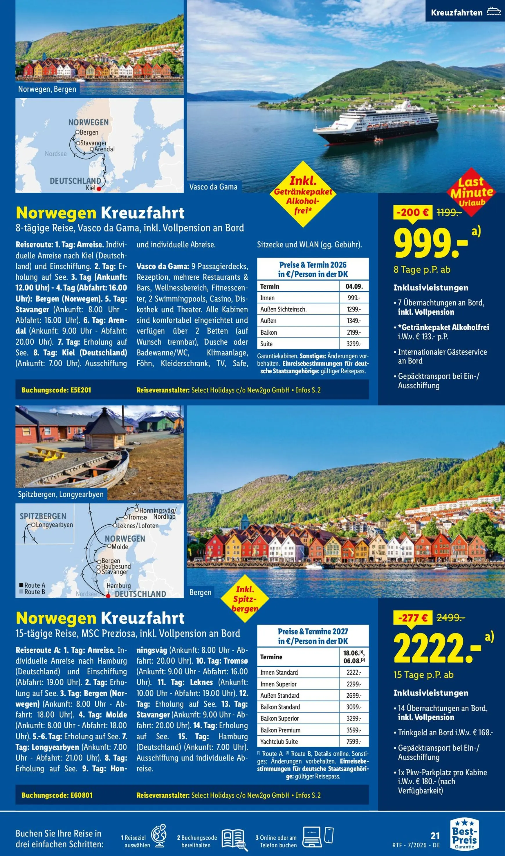 Auf die Berge, fertig, los. Last Minute Urlaub von 15. Juli bis 15. August 2026 - Prospekt seite 21