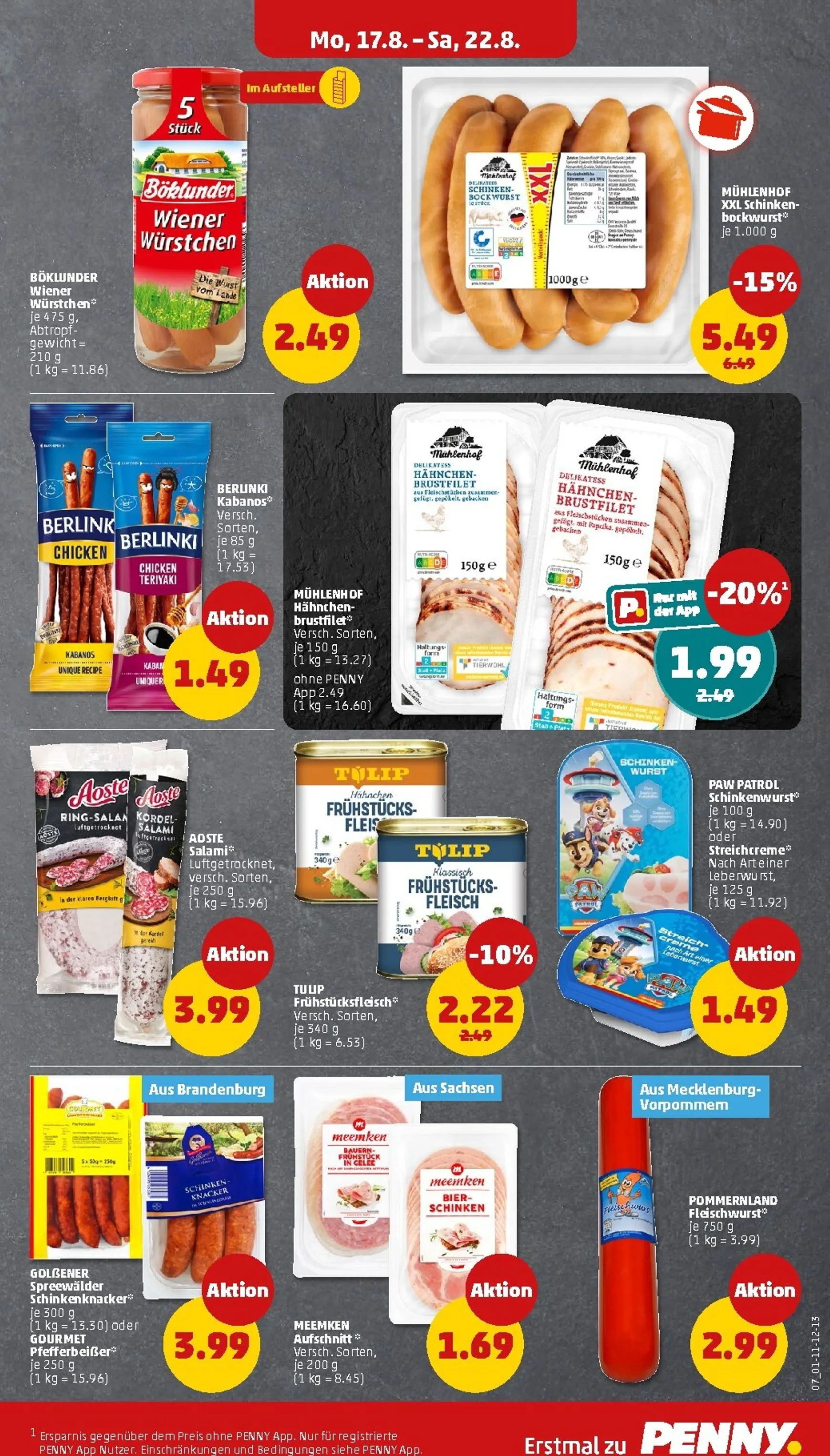 PENNY Prospekt nächste Woche – von Montag 17.08.2026 bis Samstag 22.08.2026 von 17. August bis 22. August 2026 - Prospekt seite 13
