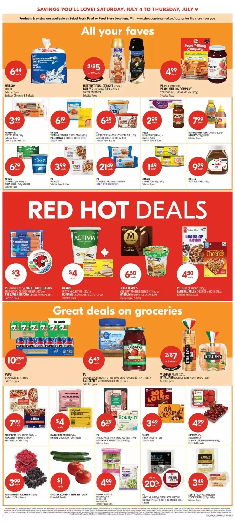 Shoppers Drug Mart flyer week 27 from July 4 to July 9 2026 - flyer page 4