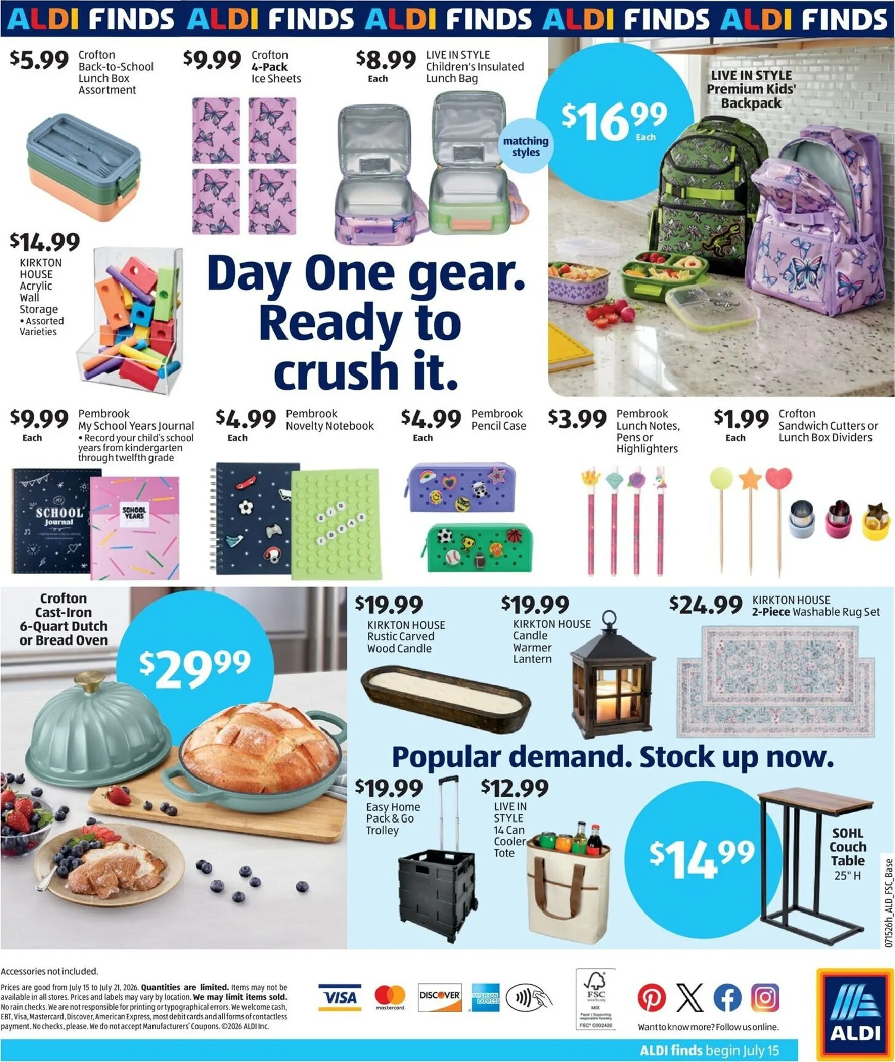 Weekly ad ALDI FINDS Sneak Peek from July 15 to July 21 2026 - Page 2