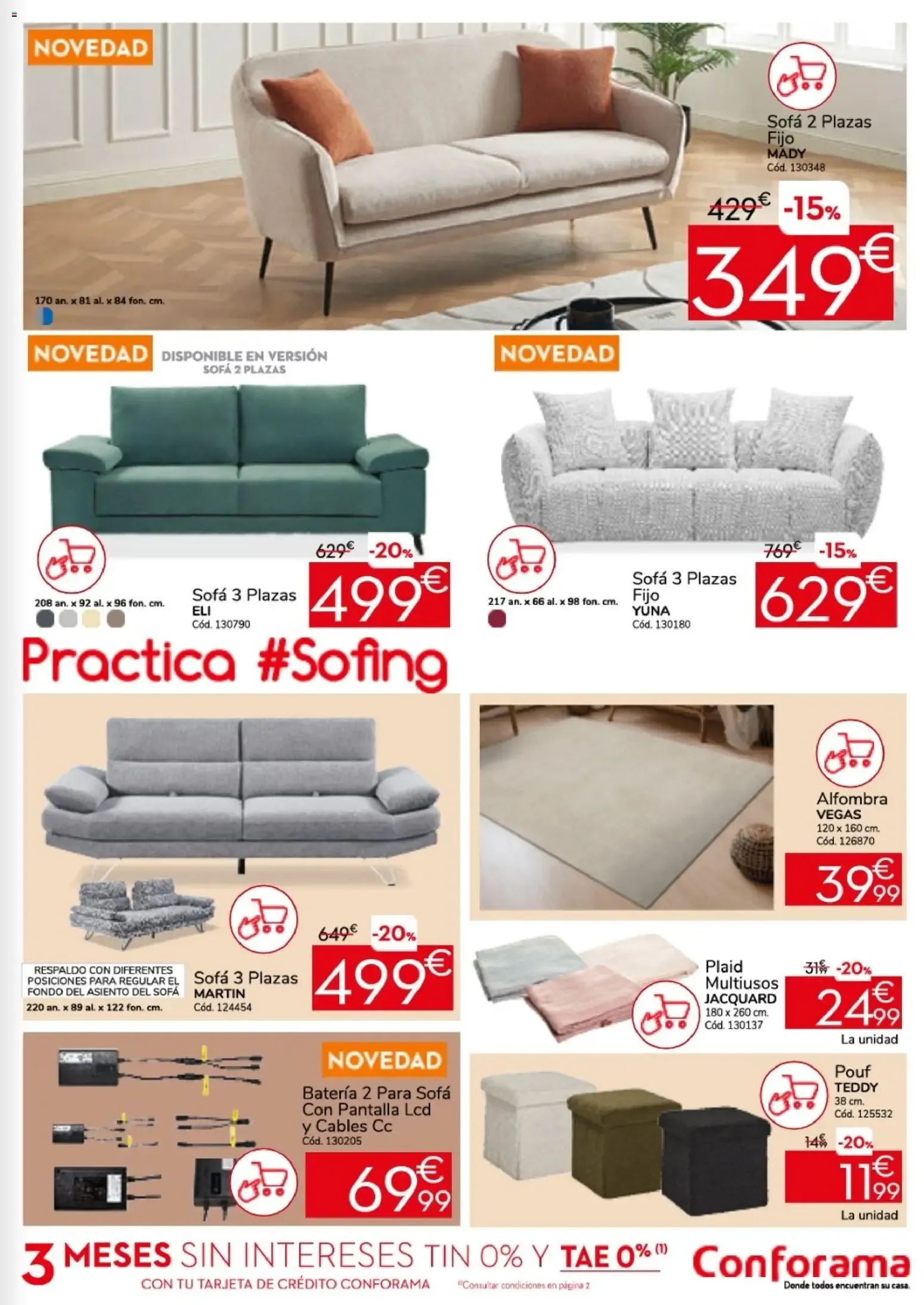 Catálogo de Conforama Practica Sofing 26/05/2026 - 24/06/2026 26 de mayo al 24 de junio 2026 - Página 5