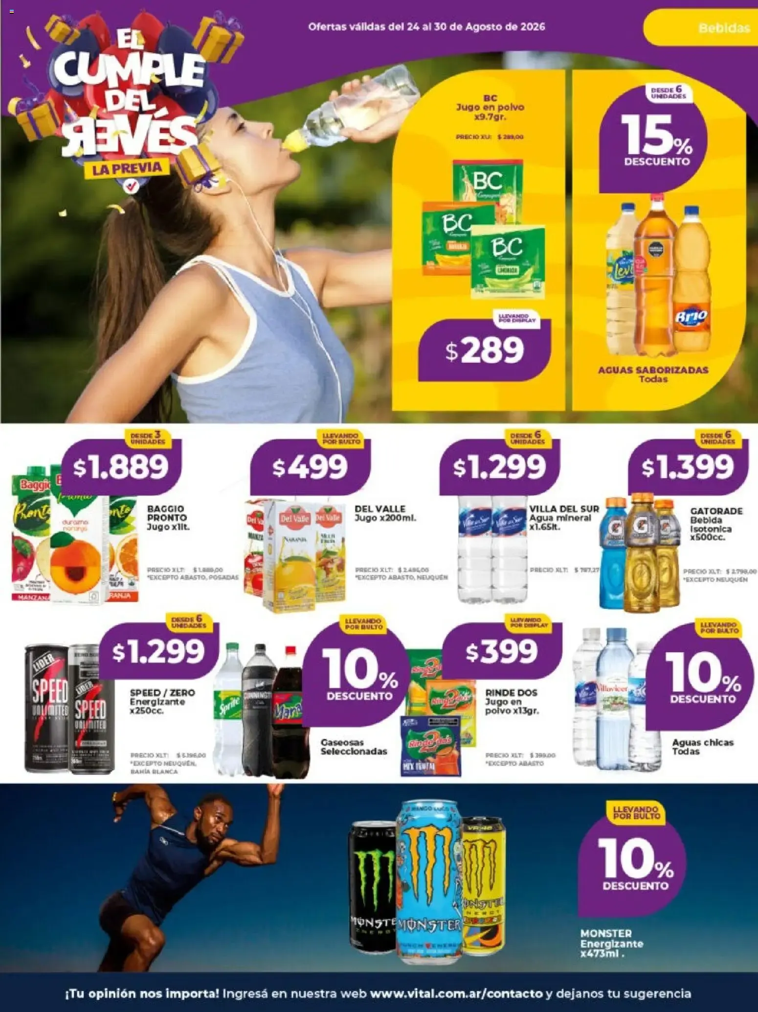 Ofertas de Vital Supermayorista - El Cumple del Revés - Ofertas 24 de agosto al 30 de agosto 2026 - Página 14 del catálogo