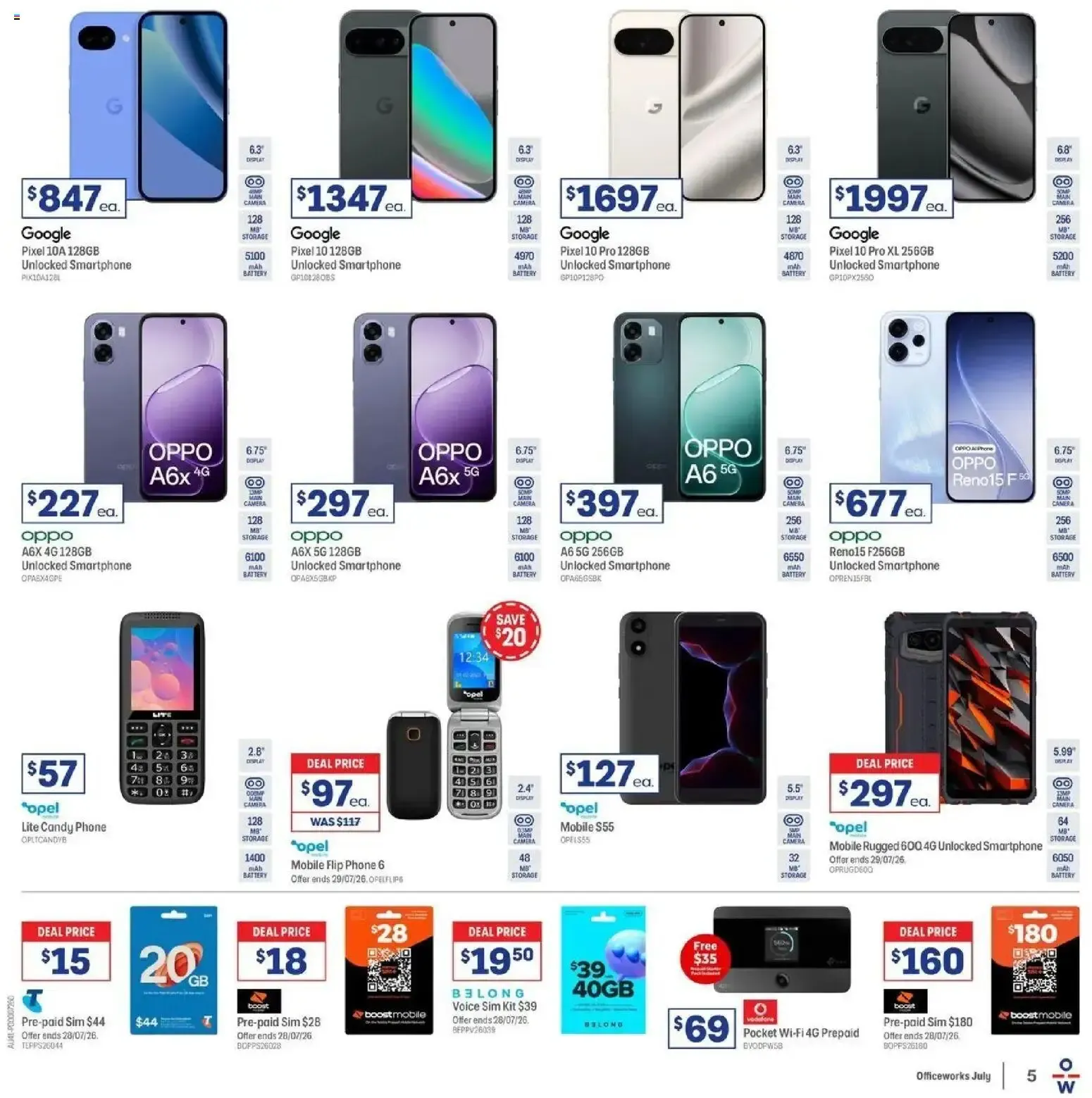 Officeworks Deals Catalogue - Catalogue valid from 13 July to 27 July 2026 - page 5