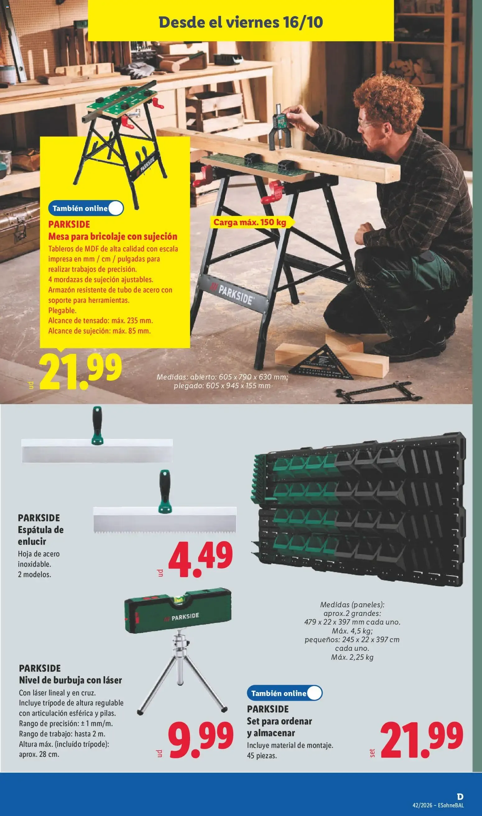 Catálogo de Lidl folleto de bazar del 12/10/2026 | Ofertas 12 de octubre al 18 de octubre 2026 - Página 37