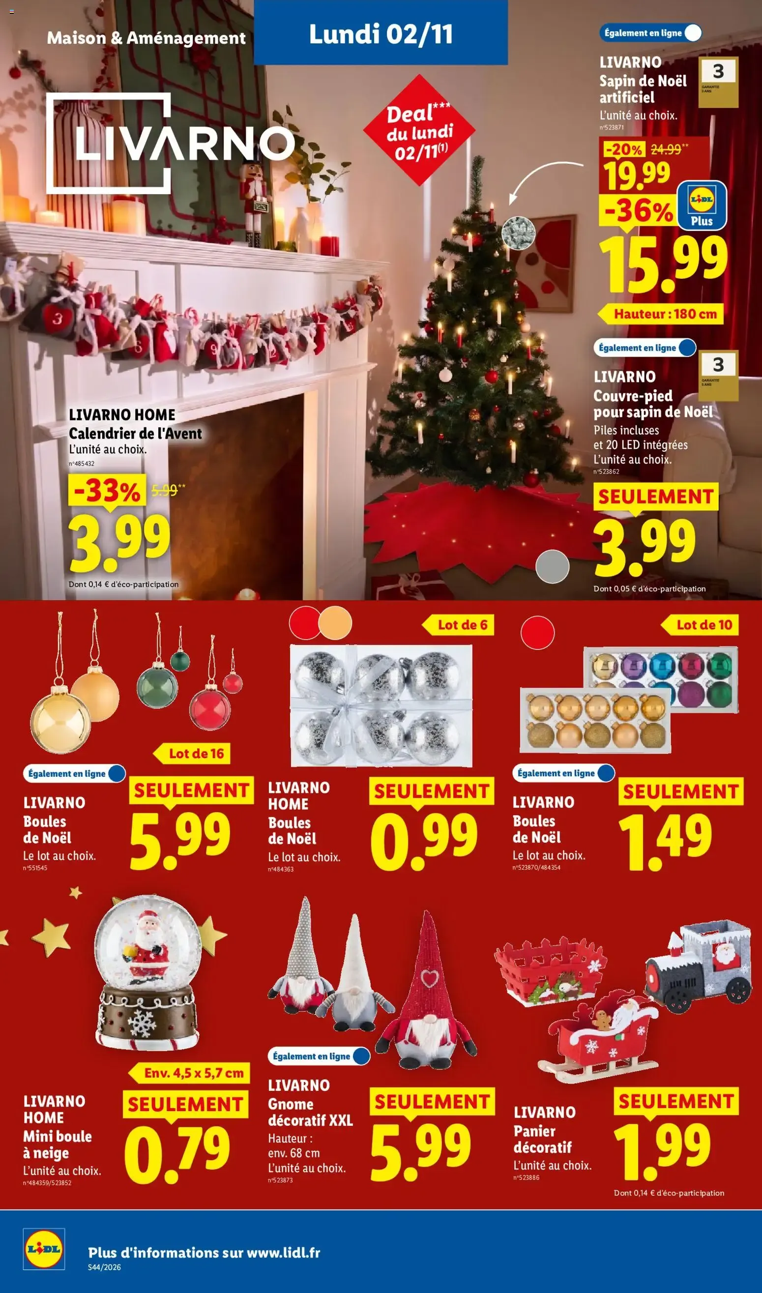 LIDL: Faites briller les fêtes à prix minis ! du 29 octobre au 4 novembre 2026 - Catalogue page 53