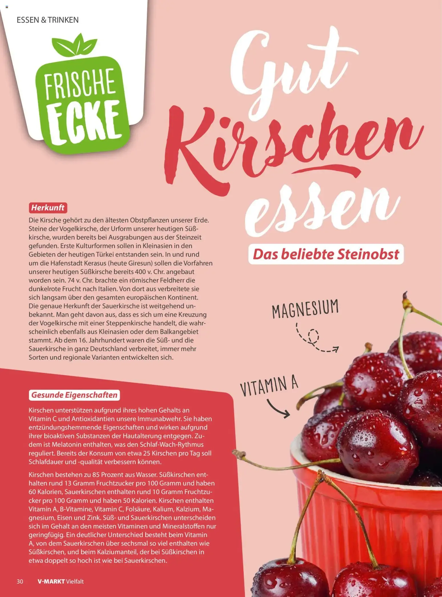 V-MARKT Vielfalt von 1. Juli bis 31. August 2026 - Prospekt seite 30