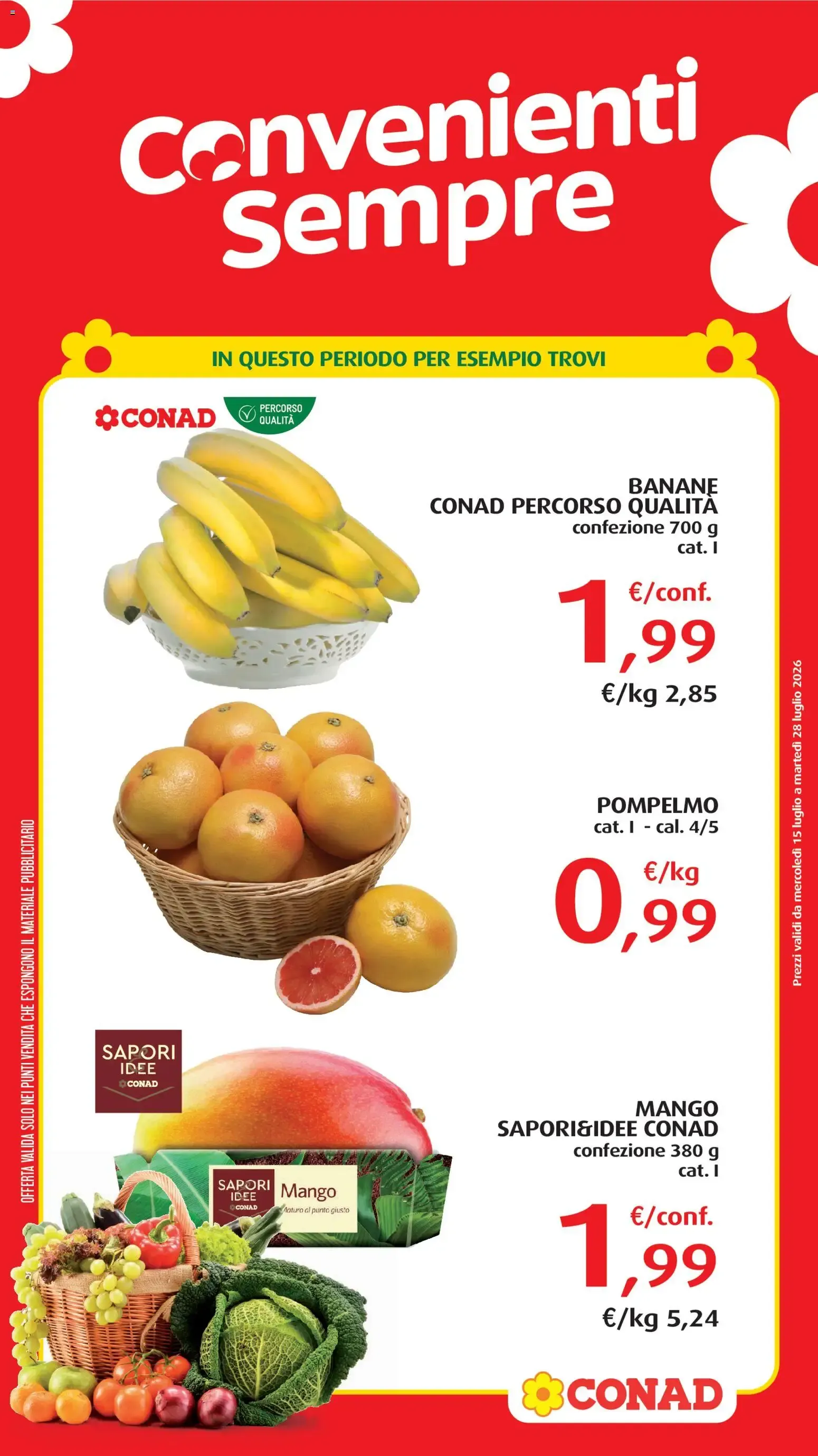 Convenienti Sempre - Conad da 15 luglio a 28 luglio di 2026 - Pagina del volantino 2