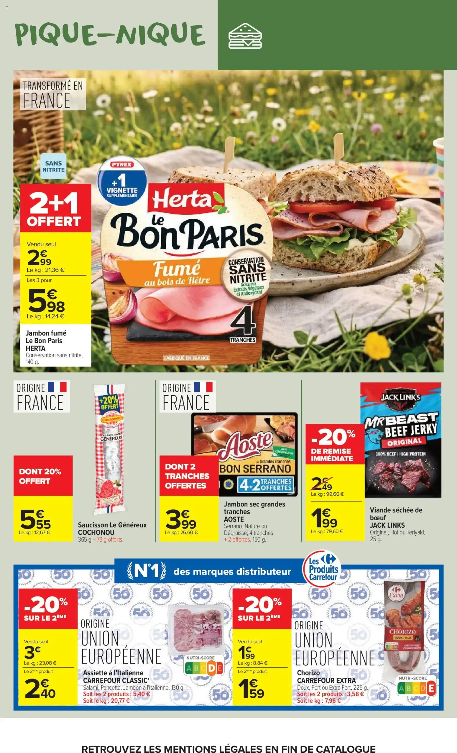 Carrefour Market Spécial supporters à partir du 02/06/2026 - promo en ligne du 2 juin au 14 juin 2026 - Catalogue page 8