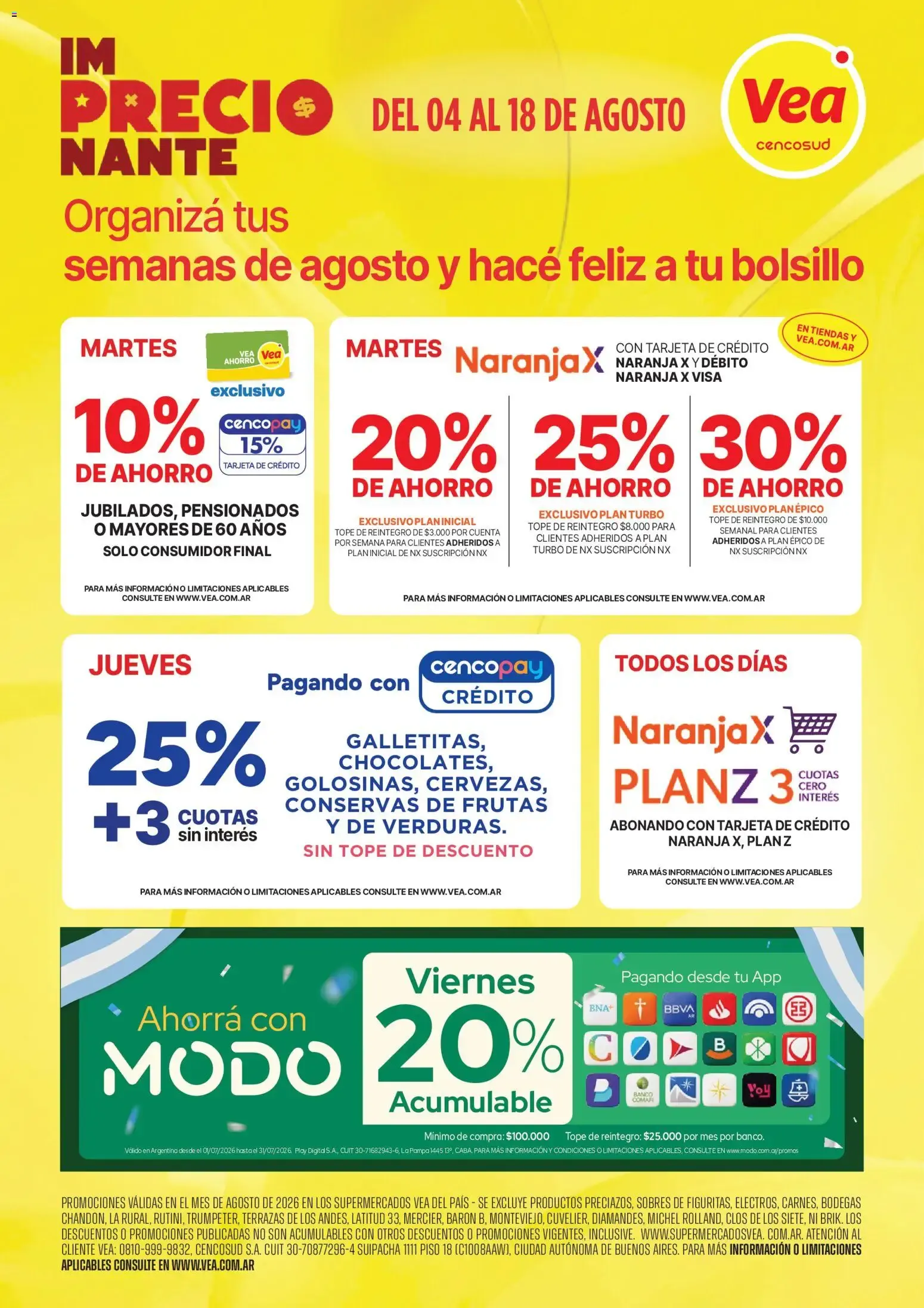 Ofertas de Vea ofertas del 04/08/2026 - 18/08/2026 4 de agosto al 18 de agosto 2026 - Página 16 del catálogo