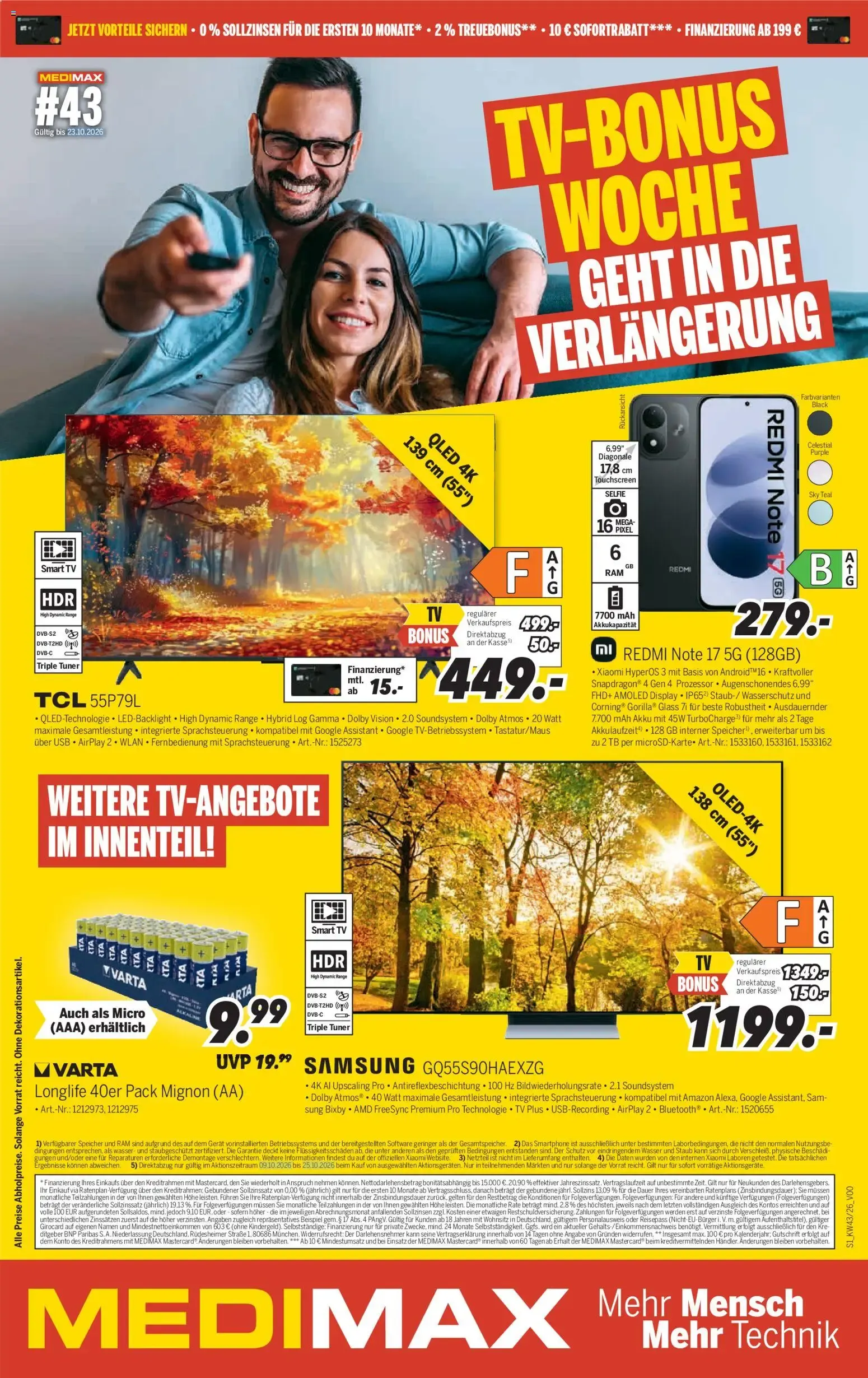 Medimax: TV-Bonus Woche