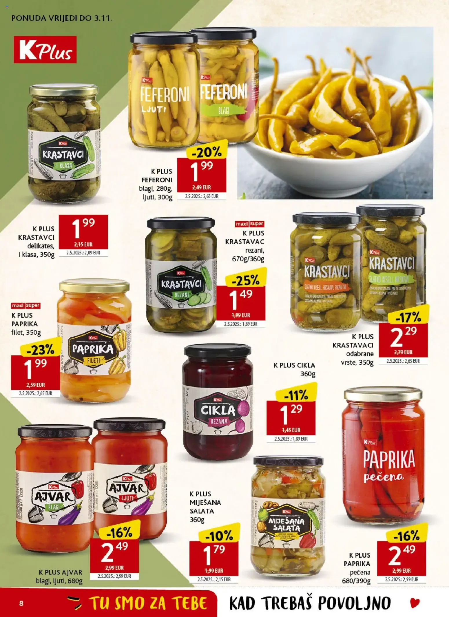 Katalog Konzum Katalog 43 / 2026 od 21. listopada do 27. listopada 2026. - Pregled Stranica 8