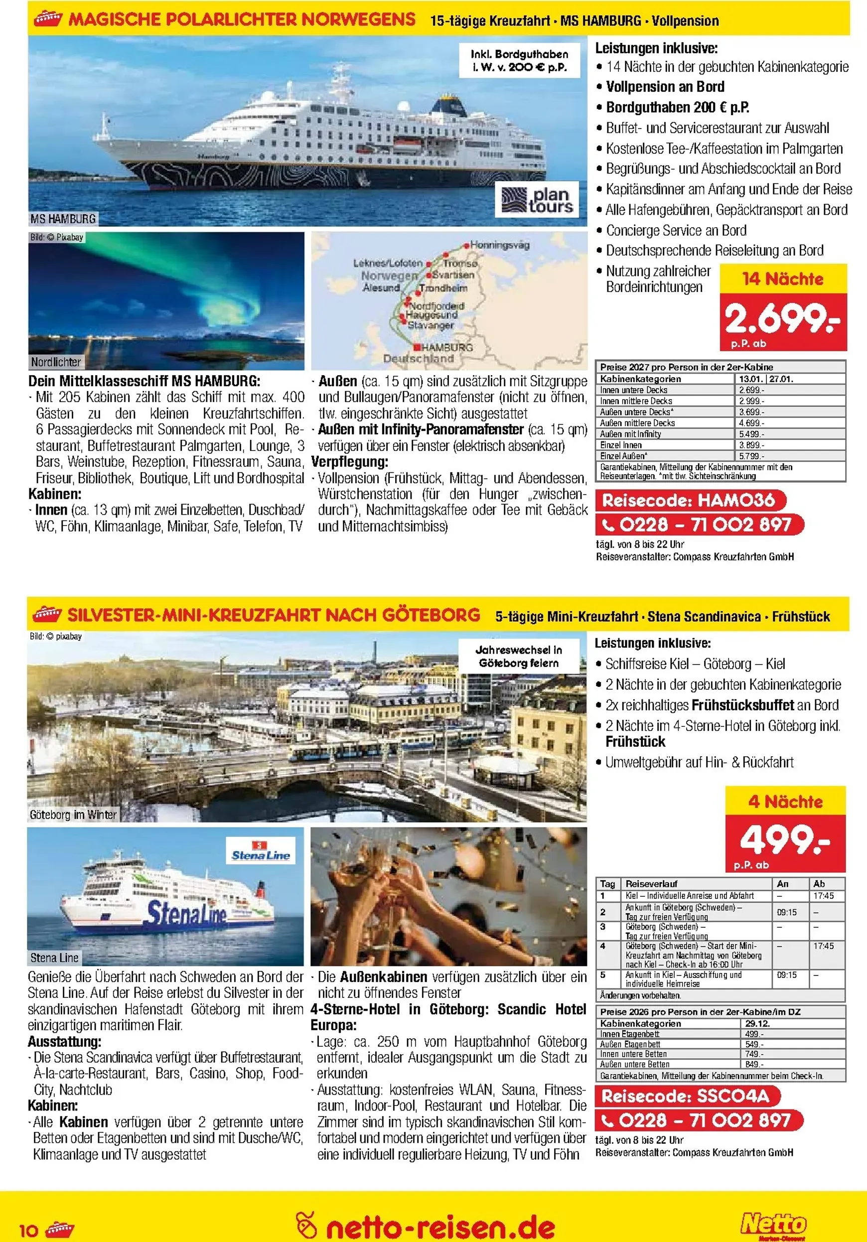 Netto Marken Discount - Reise-Angebote Prospekt – von Donnerstag 28.05.2026 bis Dienstag 30.06.2026 von 28. Mai bis 30. Juni 2026 - Prospekt seite 10