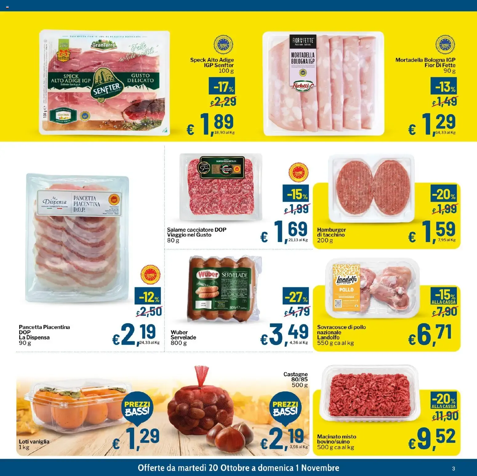 Qui Discount volantino dal 20/10/2026 - online Offerte da 20 ottobre a 1 novembre di 2026 - Pagina del volantino 3