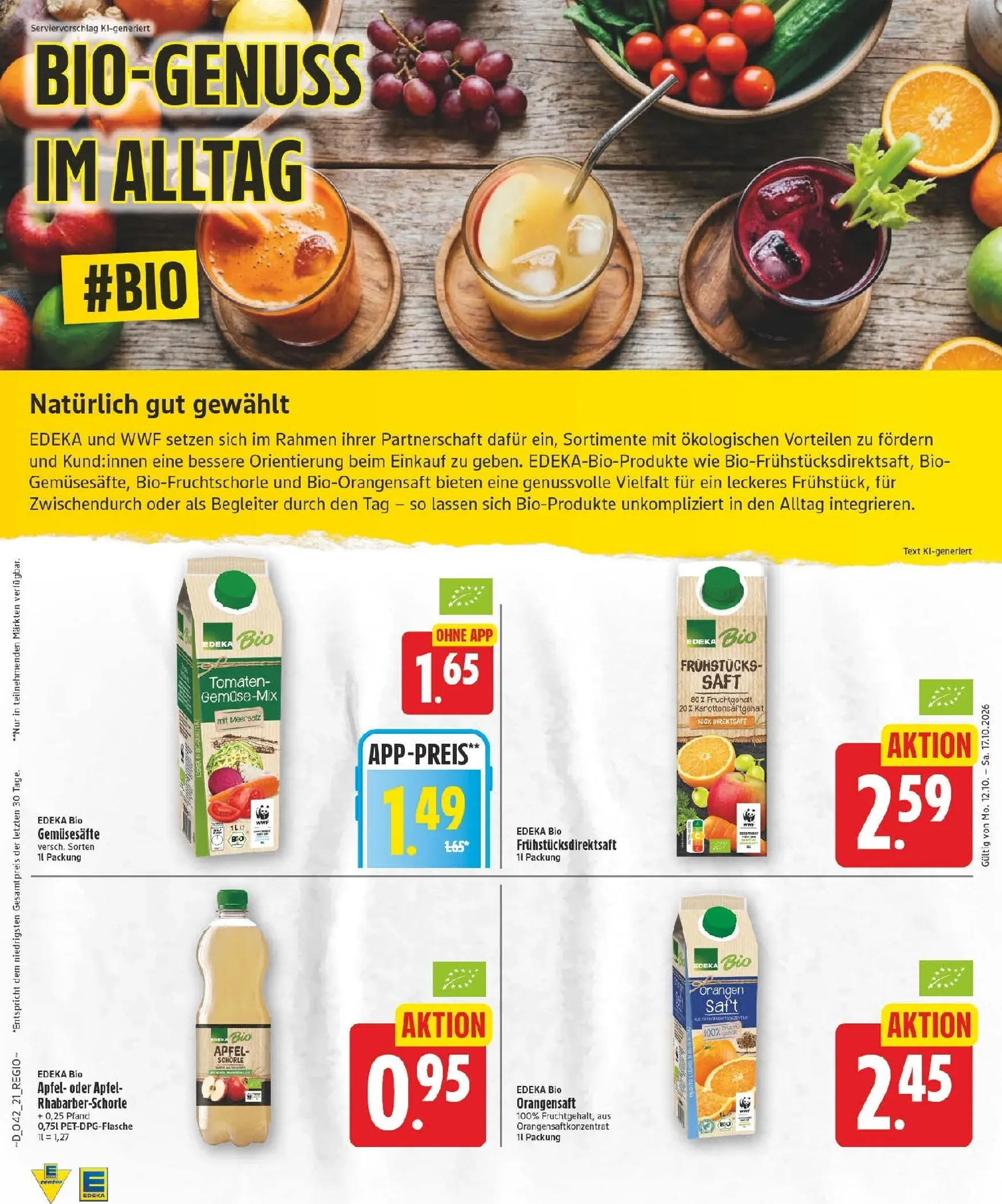 Edeka Prospekt nächste Woche – von Montag 12.10.2026 bis Samstag 17.10.2026 von 12. Oktober bis 17. Oktober 2026 - Prospekt seite 21