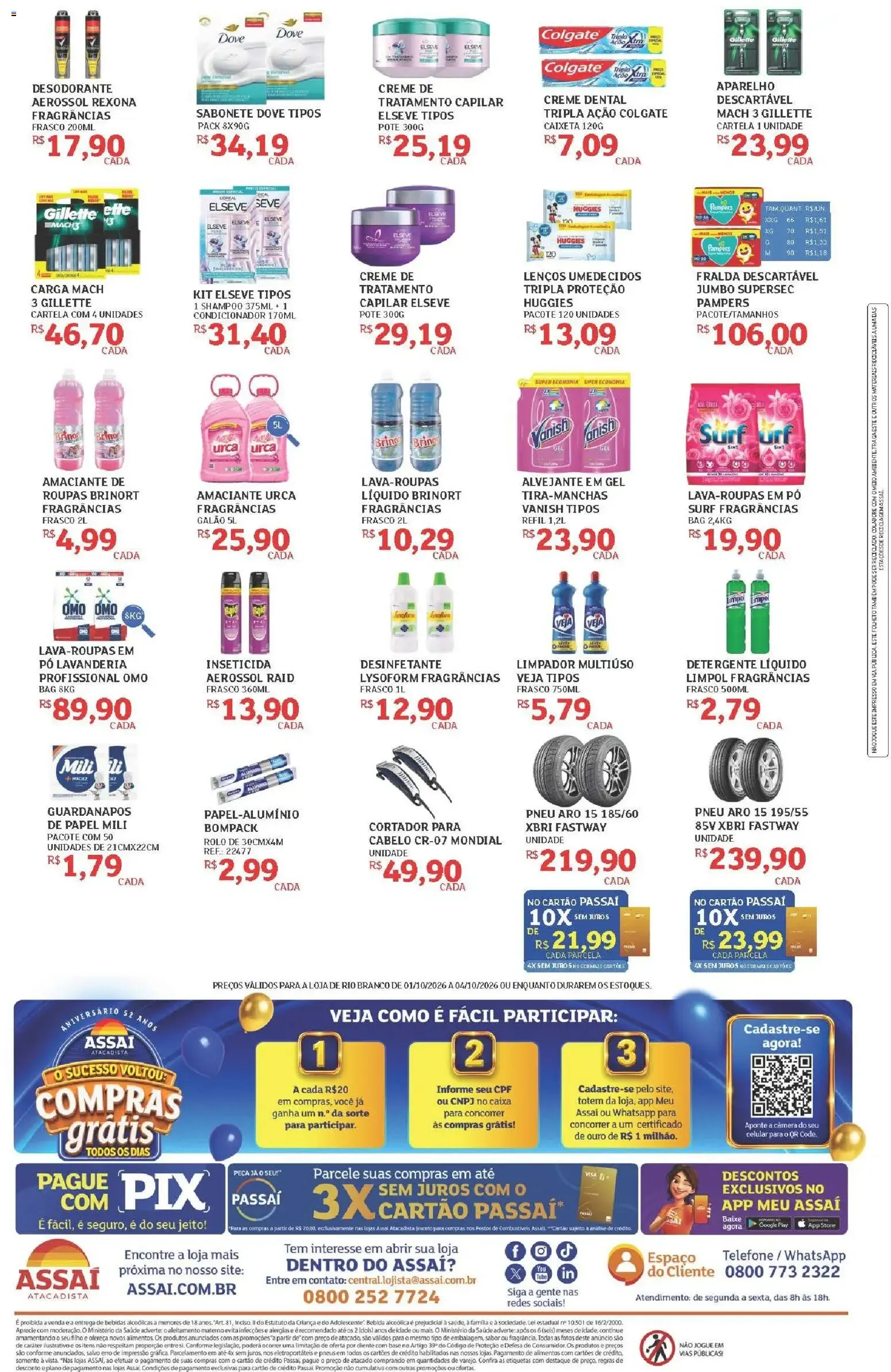 Encarte de Assaí Atacadista ofertas - AC de 01/10/2026 | Promoções Online 1 de outubro até 4 de outubro 2026 - Pagina 4