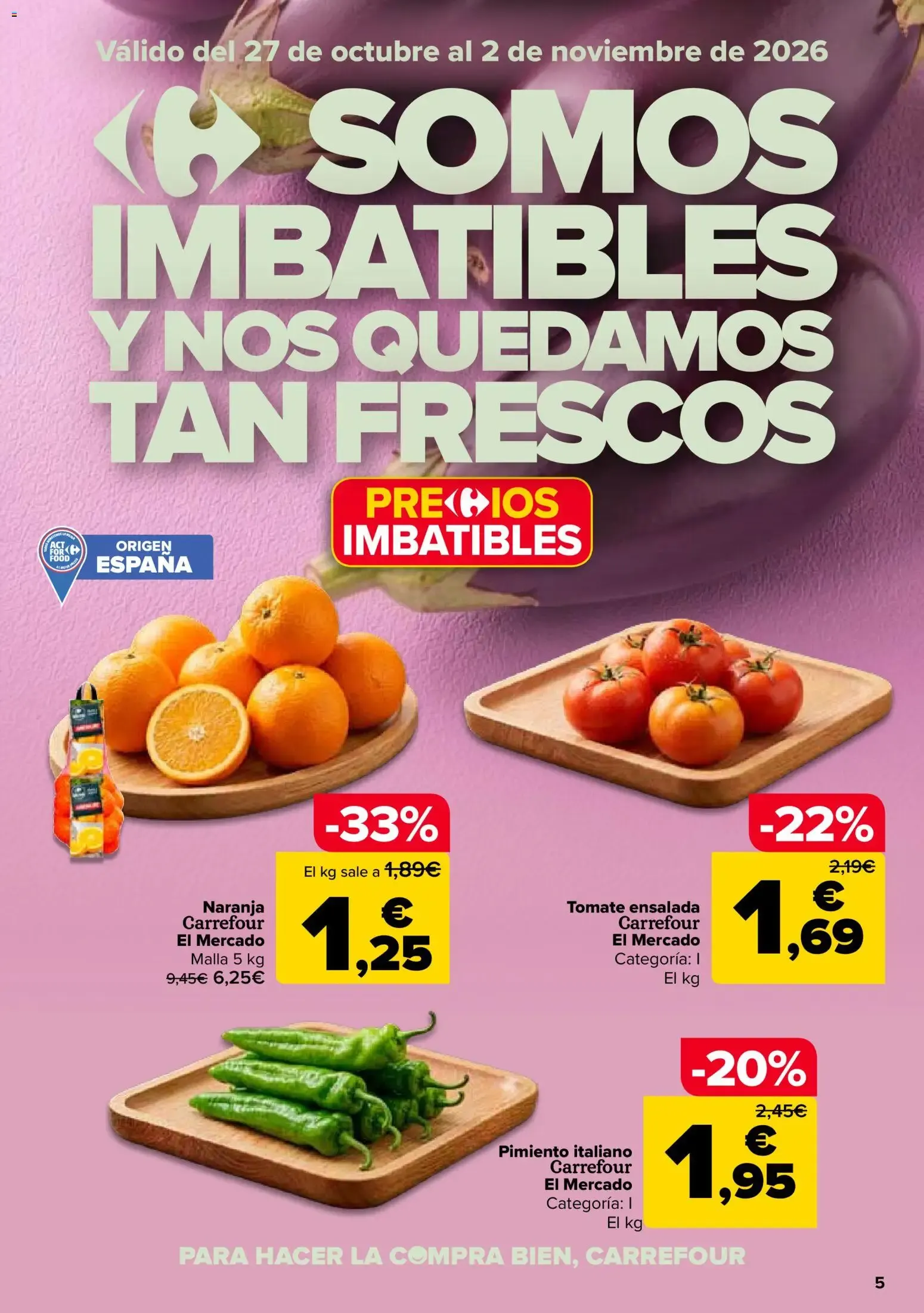 Catálogo de Carrefour folleto del 27/10/2026 | Catálogo 27 de octubre al 12 de noviembre 2026 - Página 5