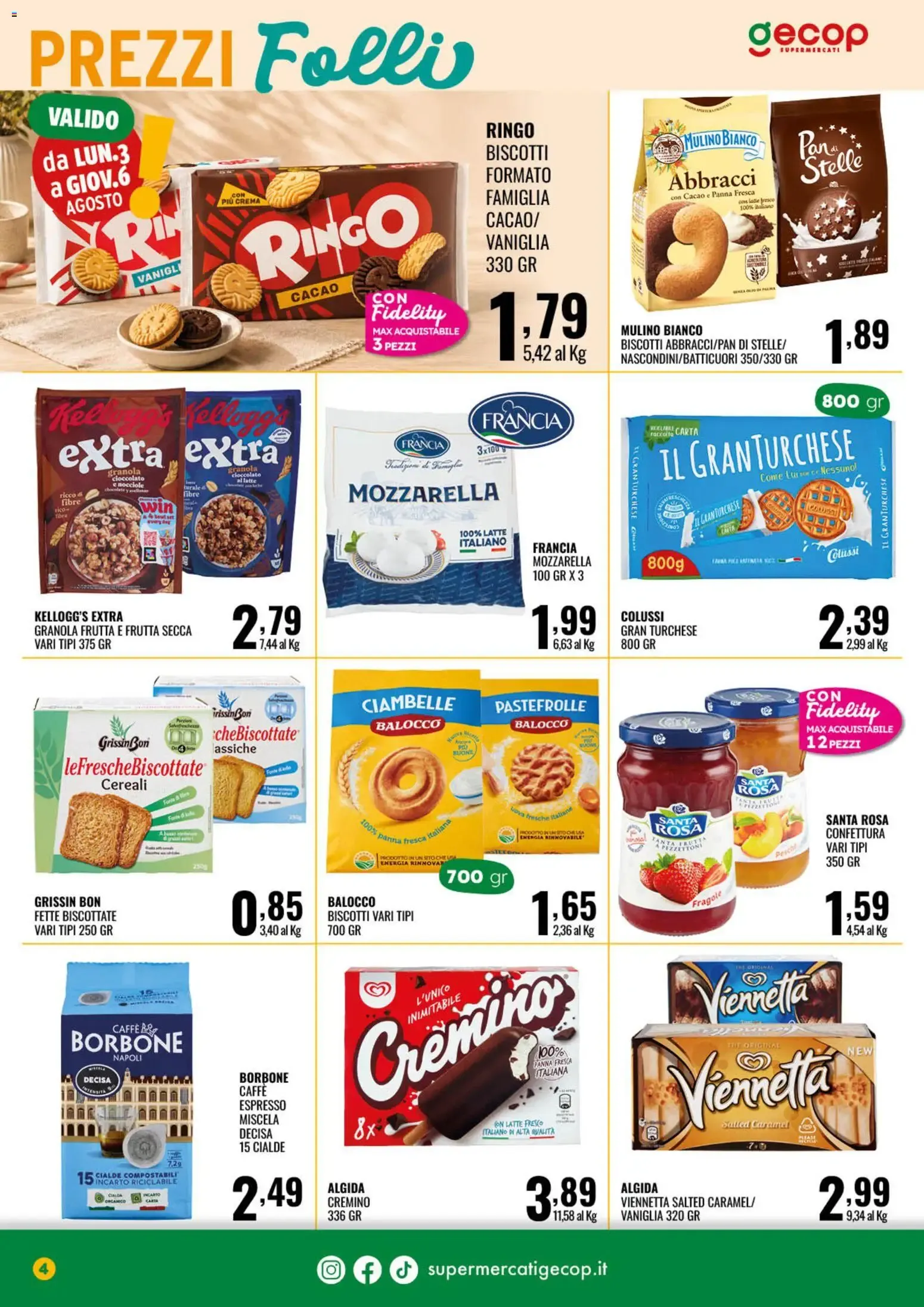 Nuovo GECOP volantino dal 27/07/2026 > offerte anteprima 🛍️ da 27 luglio a 9 agosto di 2026 - Pagina del volantino 4