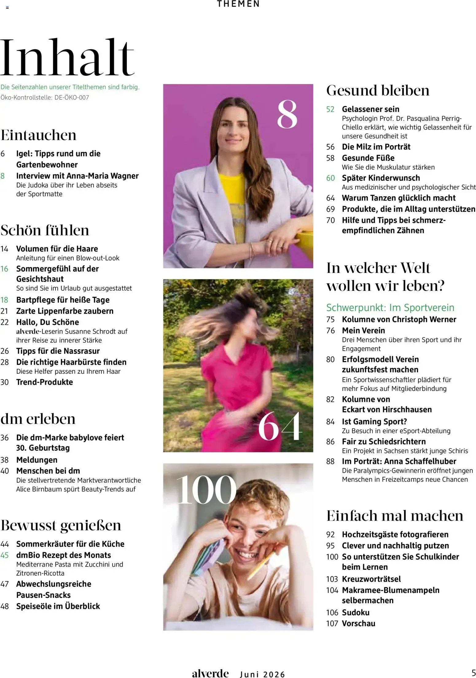 dm Magazin alverde von 1. Juni bis 30. Juni 2026 - Prospekt seite 5