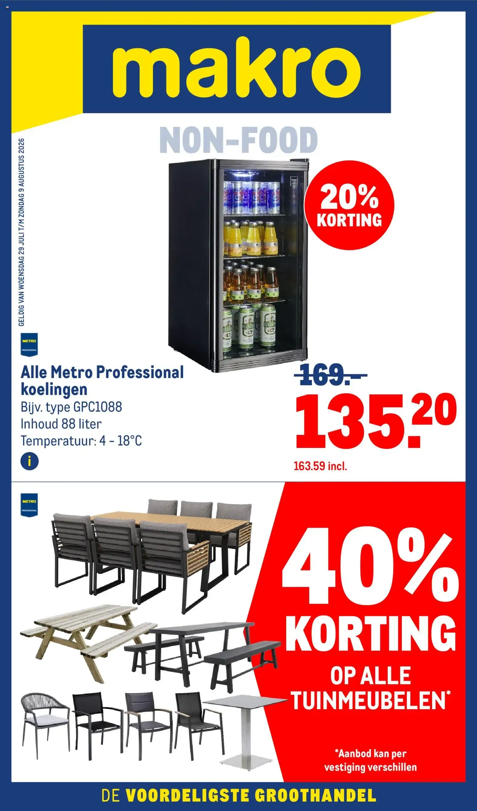 Makro Non-Food van 29 juli tot 9 augustus 2026 - Folder pagina 1
