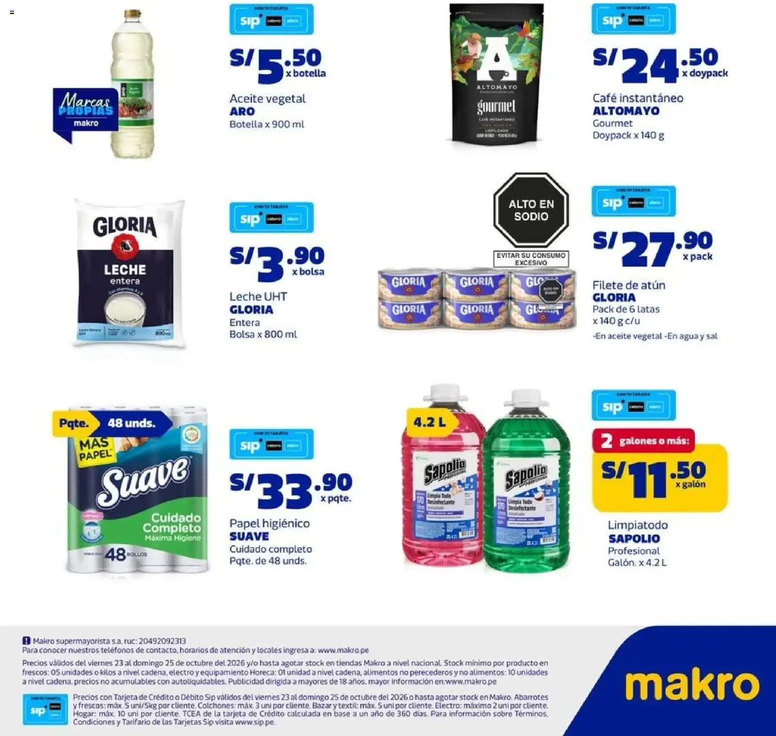 Catalogo de Catálogo Makro - Ahorro bomba online del 23/10/2026 23 de octubre al 25 de octubre 2026 - Pag 2