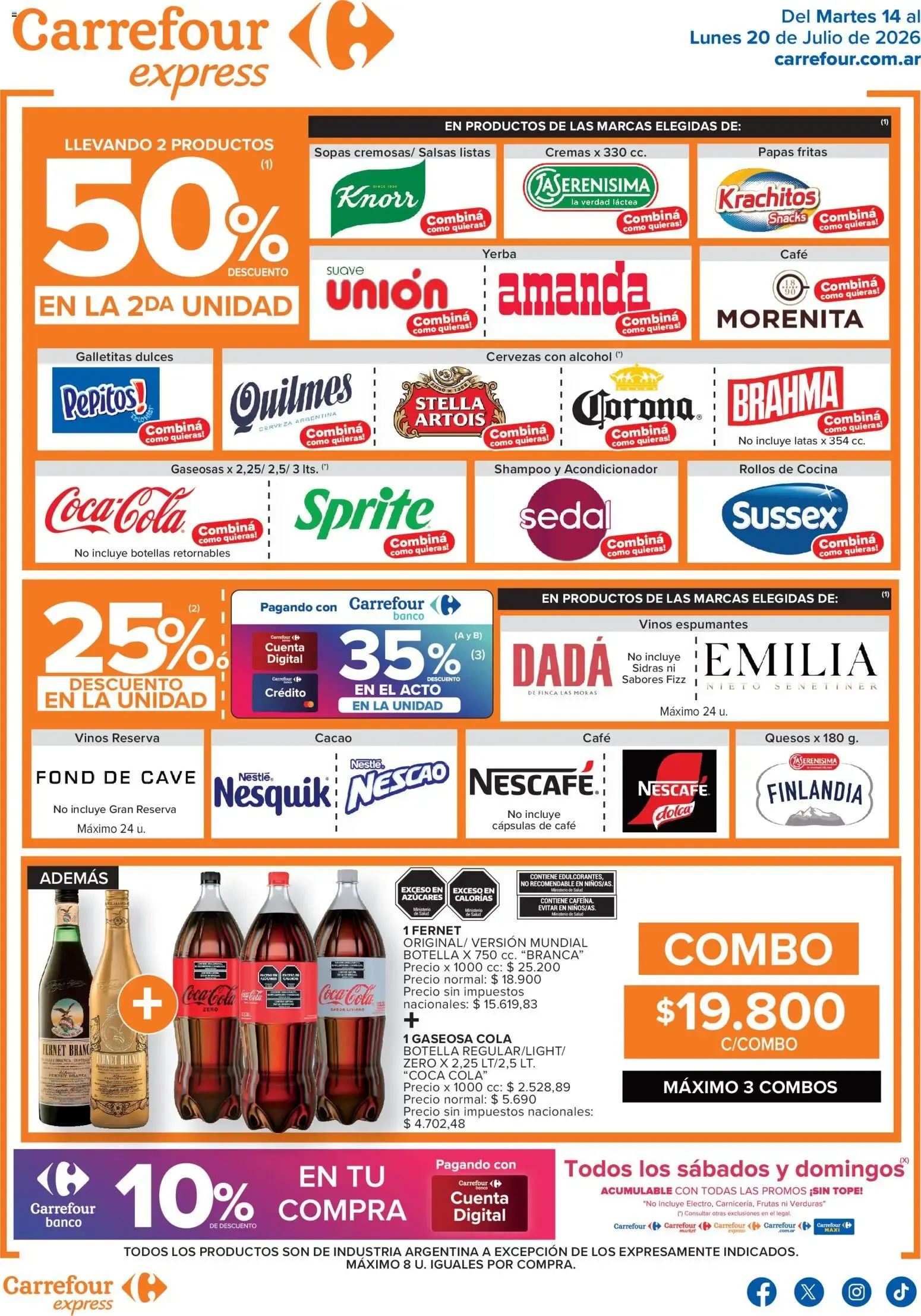 Ofertas de Carrefour Express || del 14/07/2026 - 21/07/2026 || Promociones 14 de julio al 20 de julio 2026 - Página 2 del catálogo