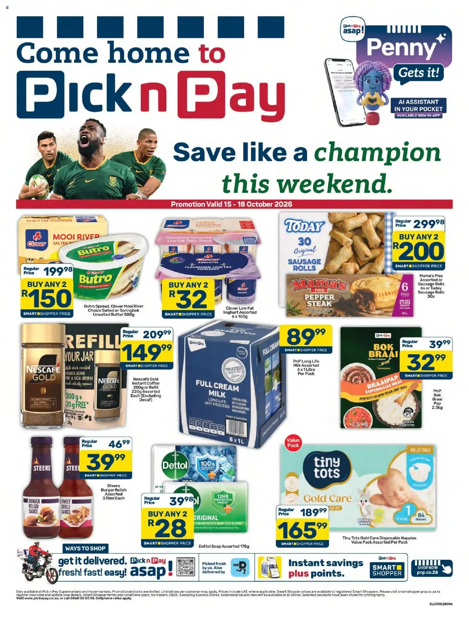Pick n Pay Weekend Specials (15/10/2026 - 18/10/2026) Online from 15 October to 18 October 2026 - Catalogue Page 1