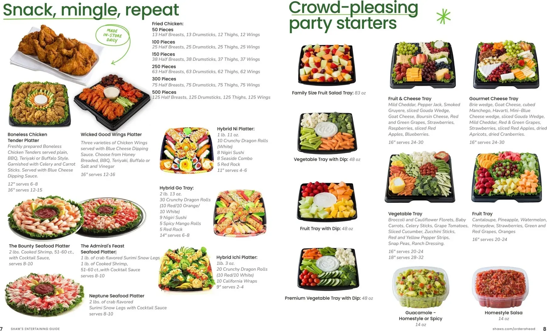 Weekly ad Current Shaw's - Entertaining Guide leaflet valid from Wednesday 04/01/2026 to Thursday 12/31/2026 from April 1 to December 31 2026 - Page 5