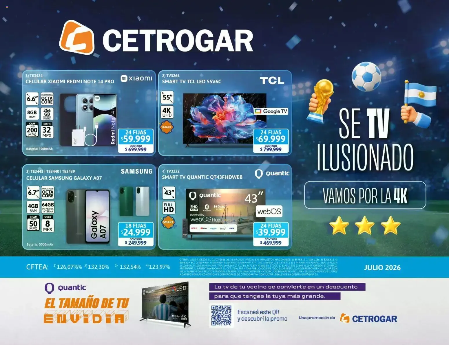 Ofertas de Cetrogar catálogo del 01/07/2026 - 31/07/2026 1 de julio al 31 de julio 2026 - Página 1 del catálogo