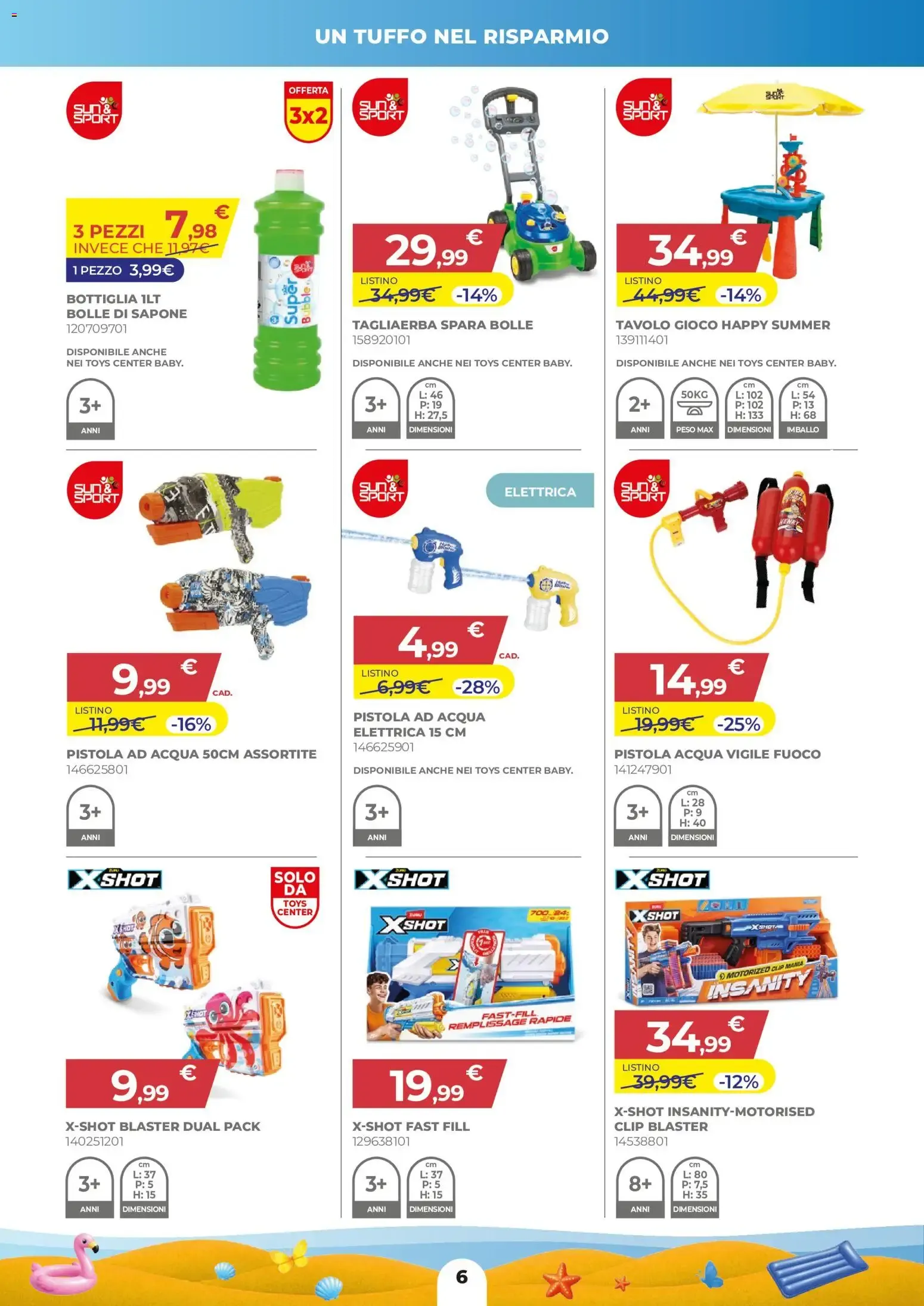 Toys Center - Un tuffo nel risparmio da 28 maggio a 24 giugno di 2026 - Pagina del volantino 6