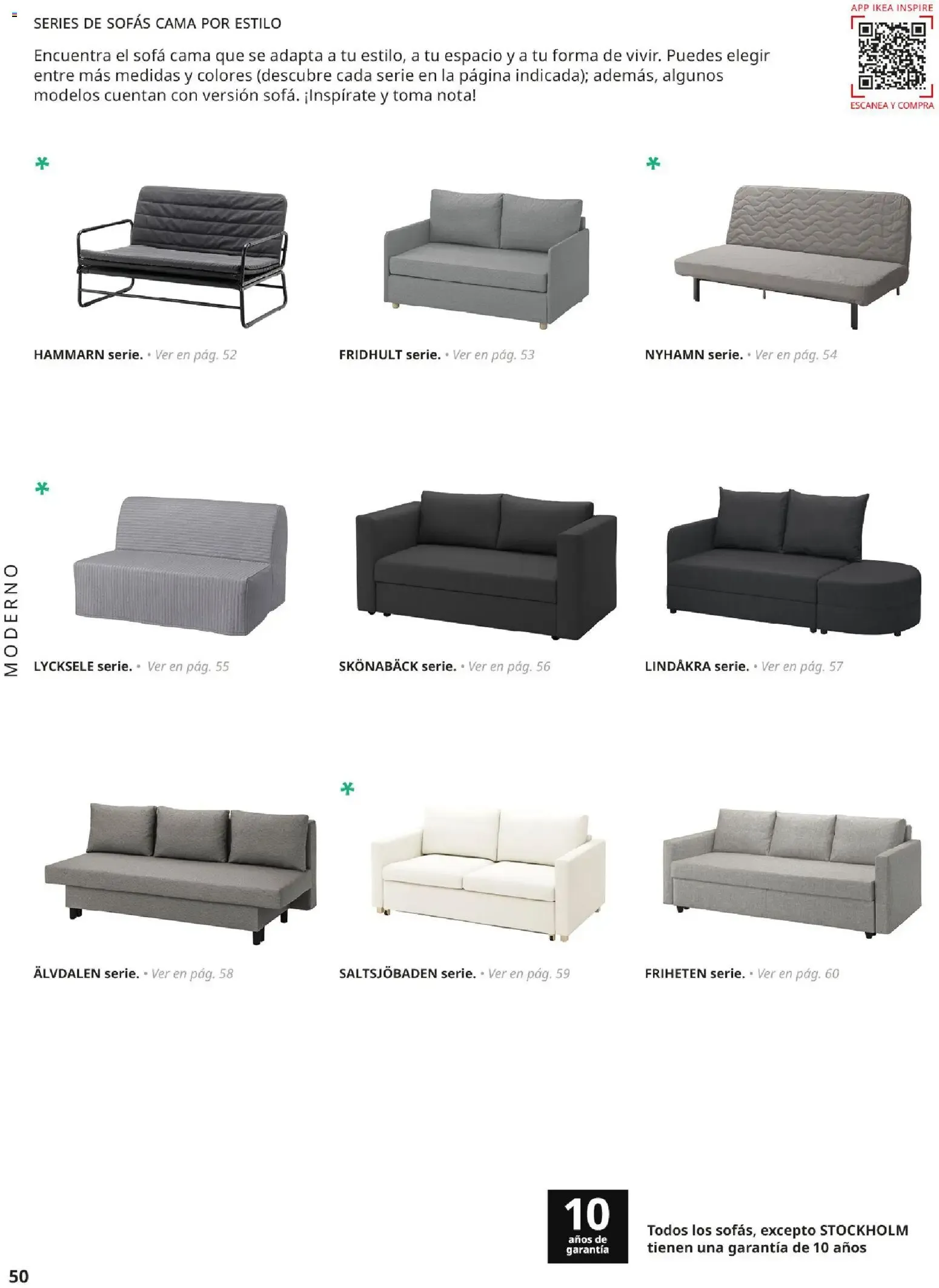 Catálogo de Guía de Compra Sofás IKEA 7 de mayo al 31 de agosto 2026 - Página 50