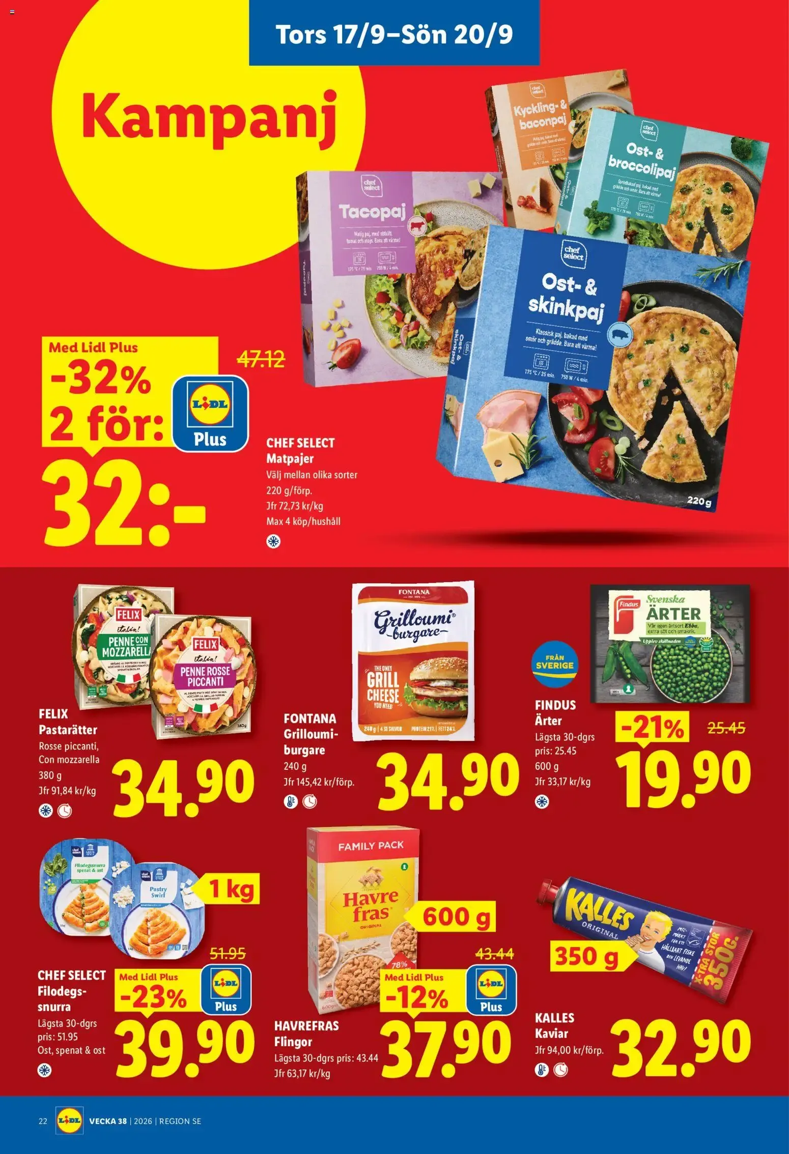 Lidl erbjudanden från 14/09/2026 - 20/09/2026 > Reklamblad nuvarande rabatter från 14 september till 20 september 2026 - Reklamblad sidor 26