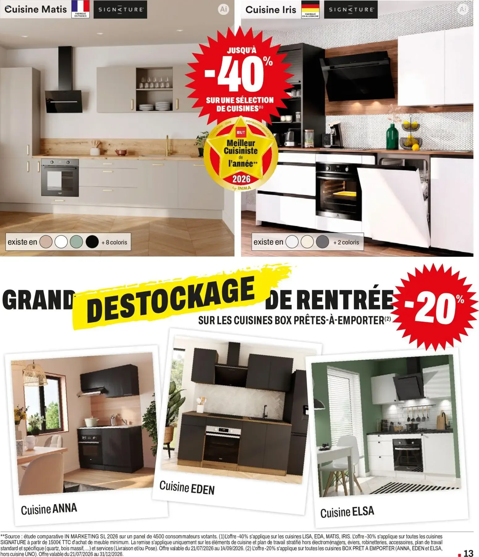 BUT Grand Destockage de Rentrée du 28 août au 21 septembre 2026 - Catalogue page 13