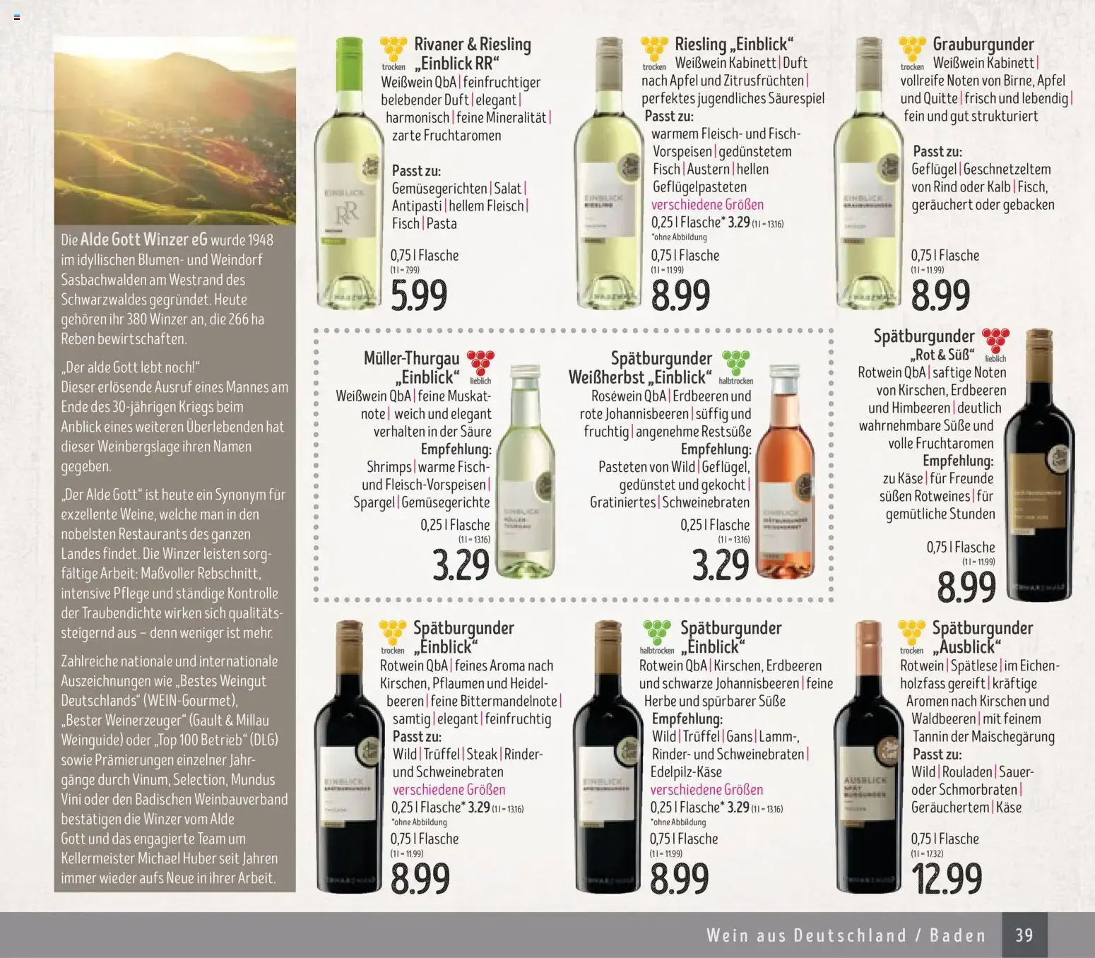 Edeka Struve Wein– und Spirituosen (ab 14.11.2025) zum Blättern von 14. November bis 30. September 2026 - Prospekt seite 35