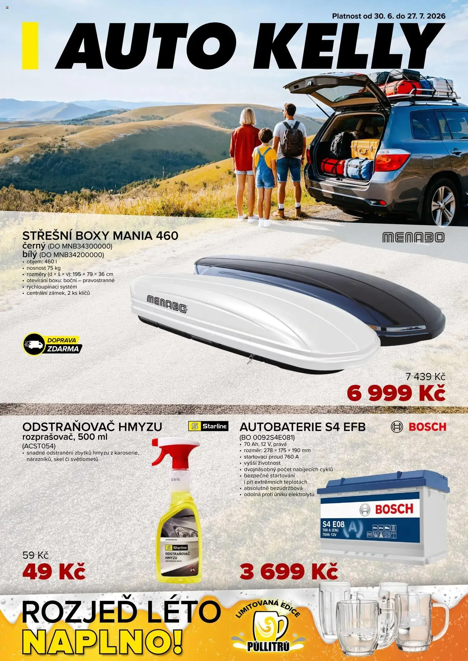 Auto Kelly leták od 30.06.2026 - akční nabídka - 30. června 27. července 2026 - Page 1