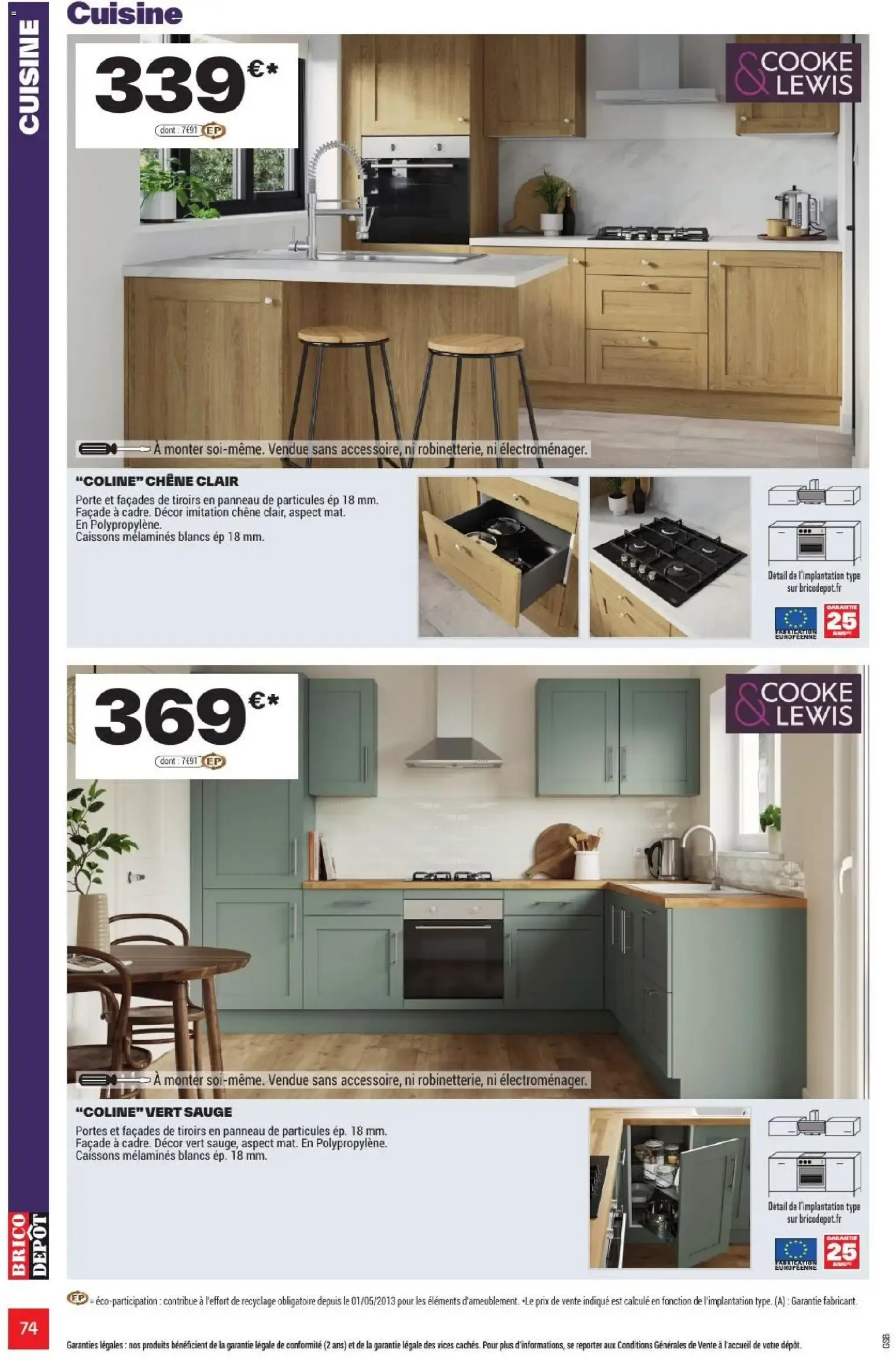 L'OFFICIEL DU BRICOLAGE - Automne du 17 septembre au 1 octobre 2026 - Catalogue page 74