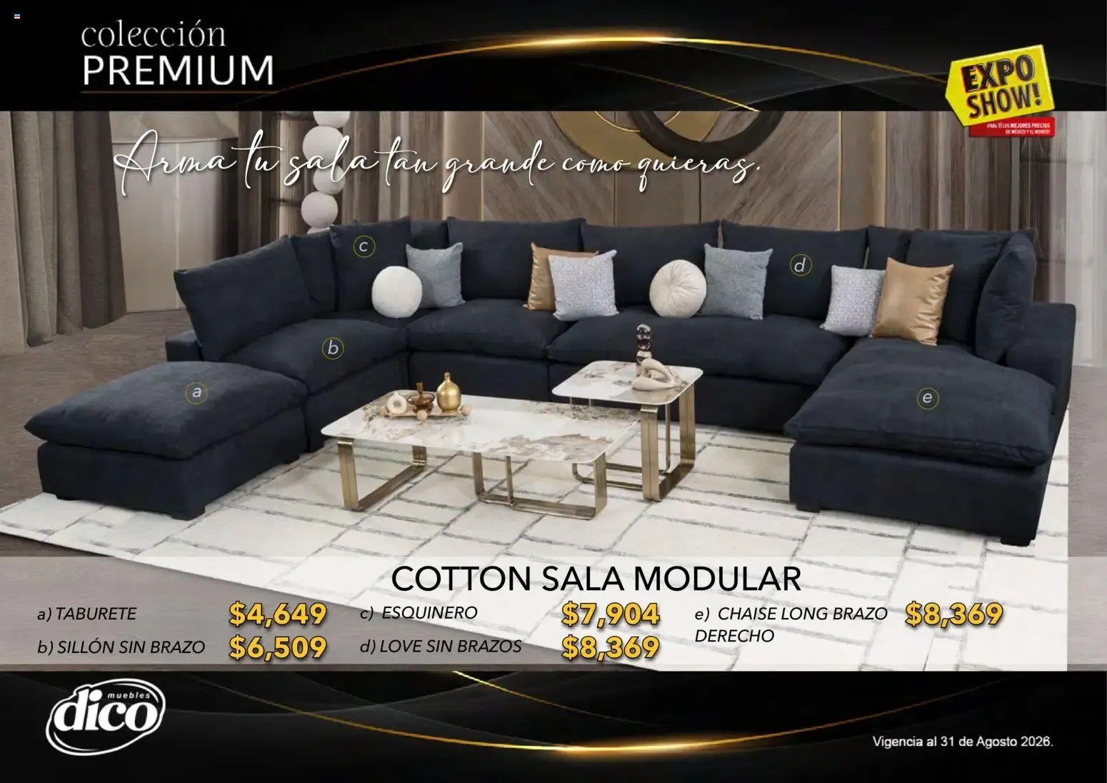 Catálogo de Muebles Dico Catálogo: Colección Premium y Expo Show! 1 de agosto al 31 de agosto 2026 - Pagina 21