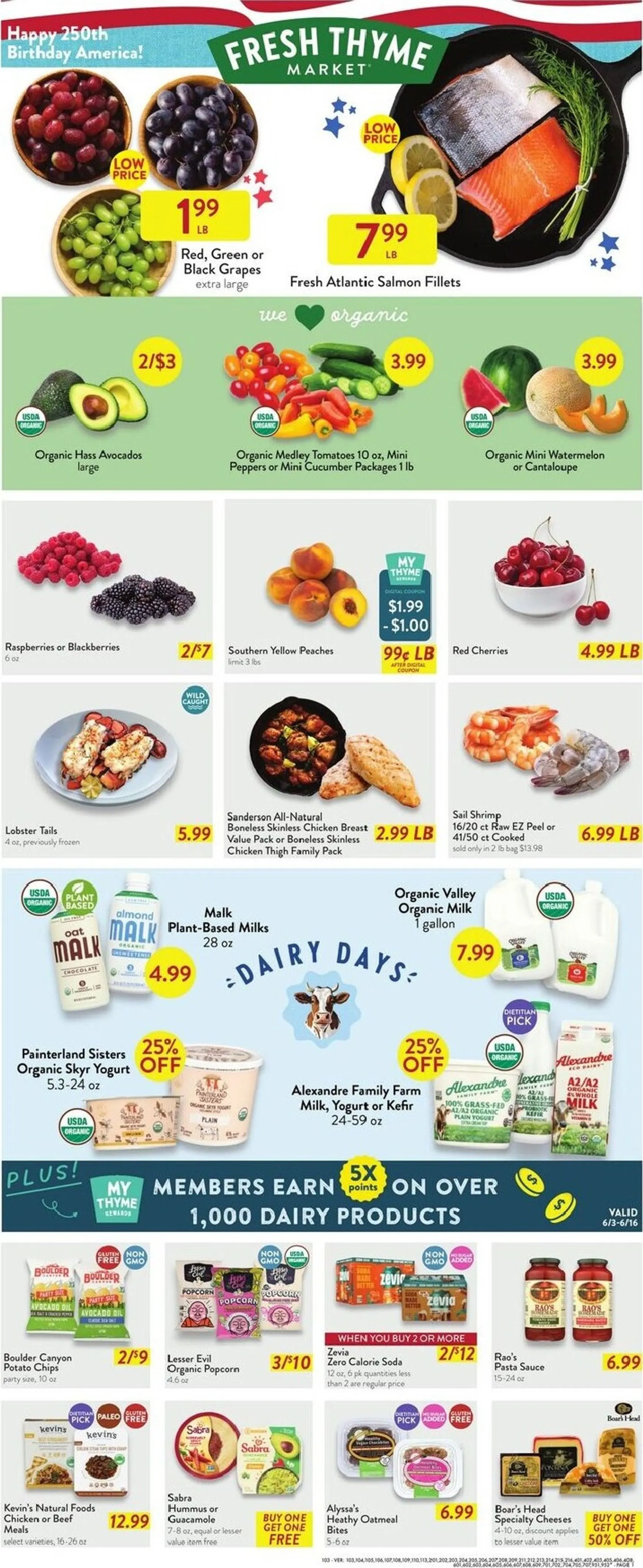 Weekly ad Limited Thyme Sale: 8/12 EZ Peel Raw Shrimp from June 11 to June 14 2026 - Page 3
