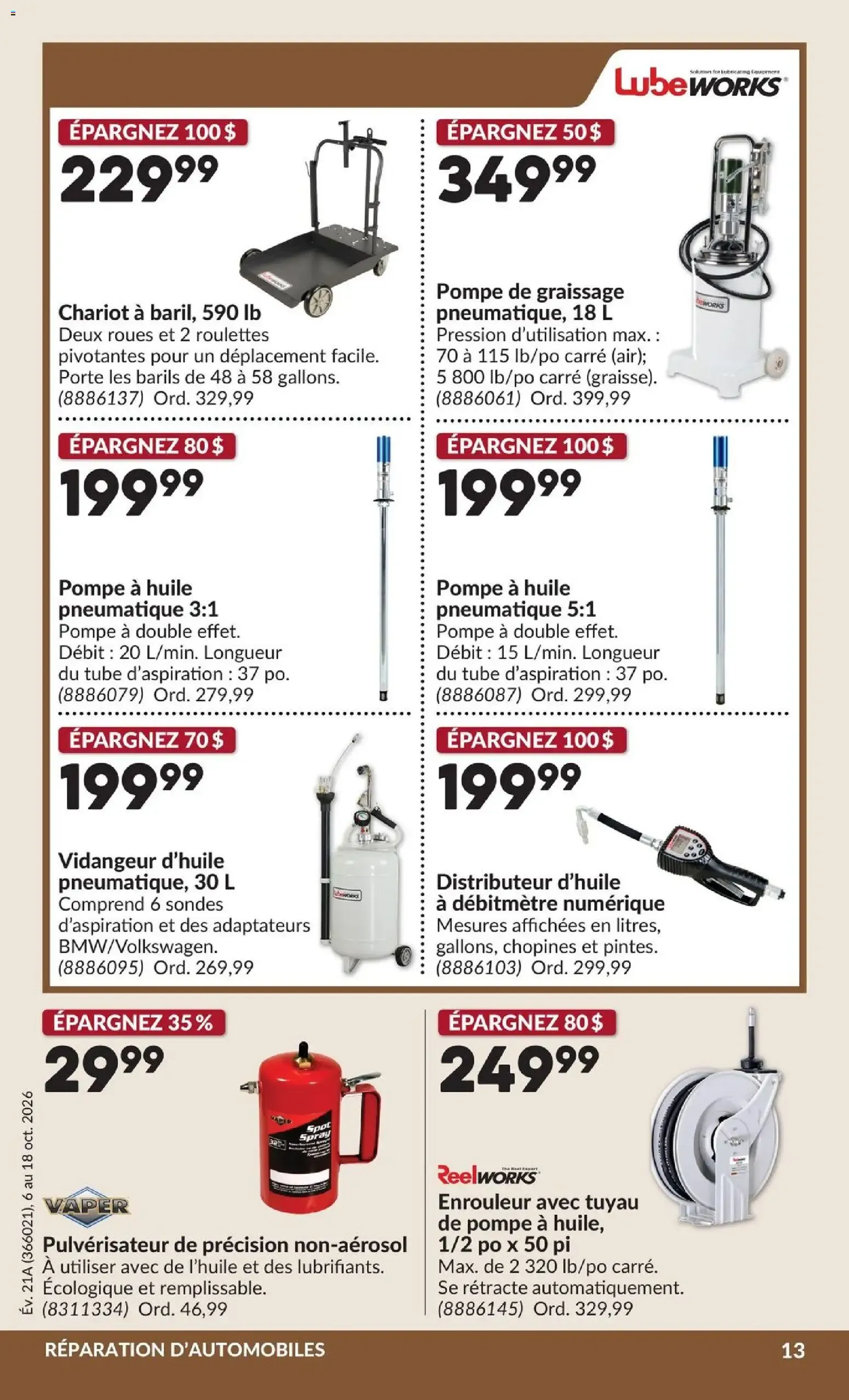 Princess Auto circulaire - 2 Semaines de Soldes ! from Oct 6, 2026 > weekly specials & deals from October 6 to October 18 2026 - flyer page 18