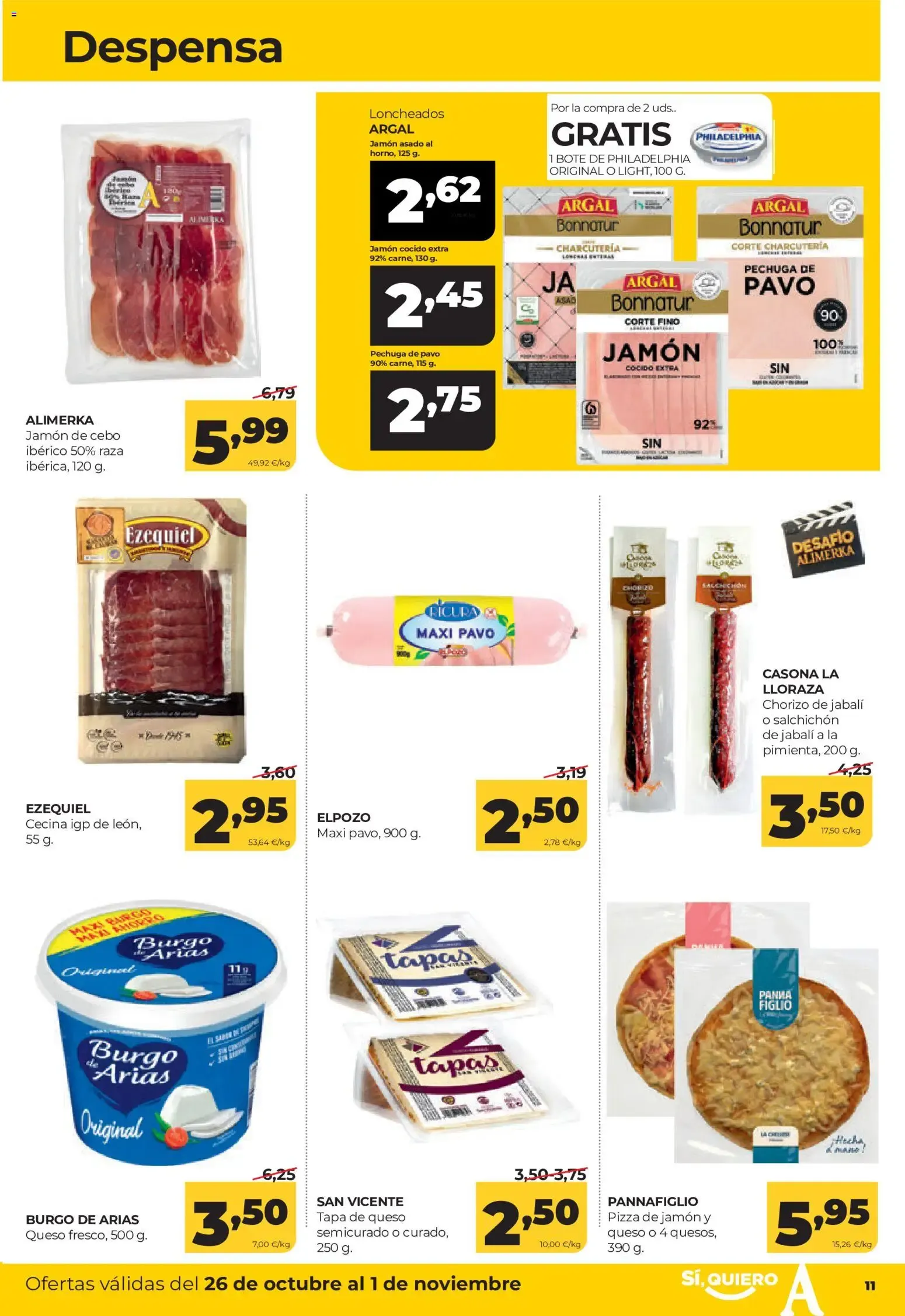 Catálogo de Alimerka folleto >> 26/10 - 01/11/2026 (catálogo) 26 de octubre al 1 de noviembre 2026 - Página 11