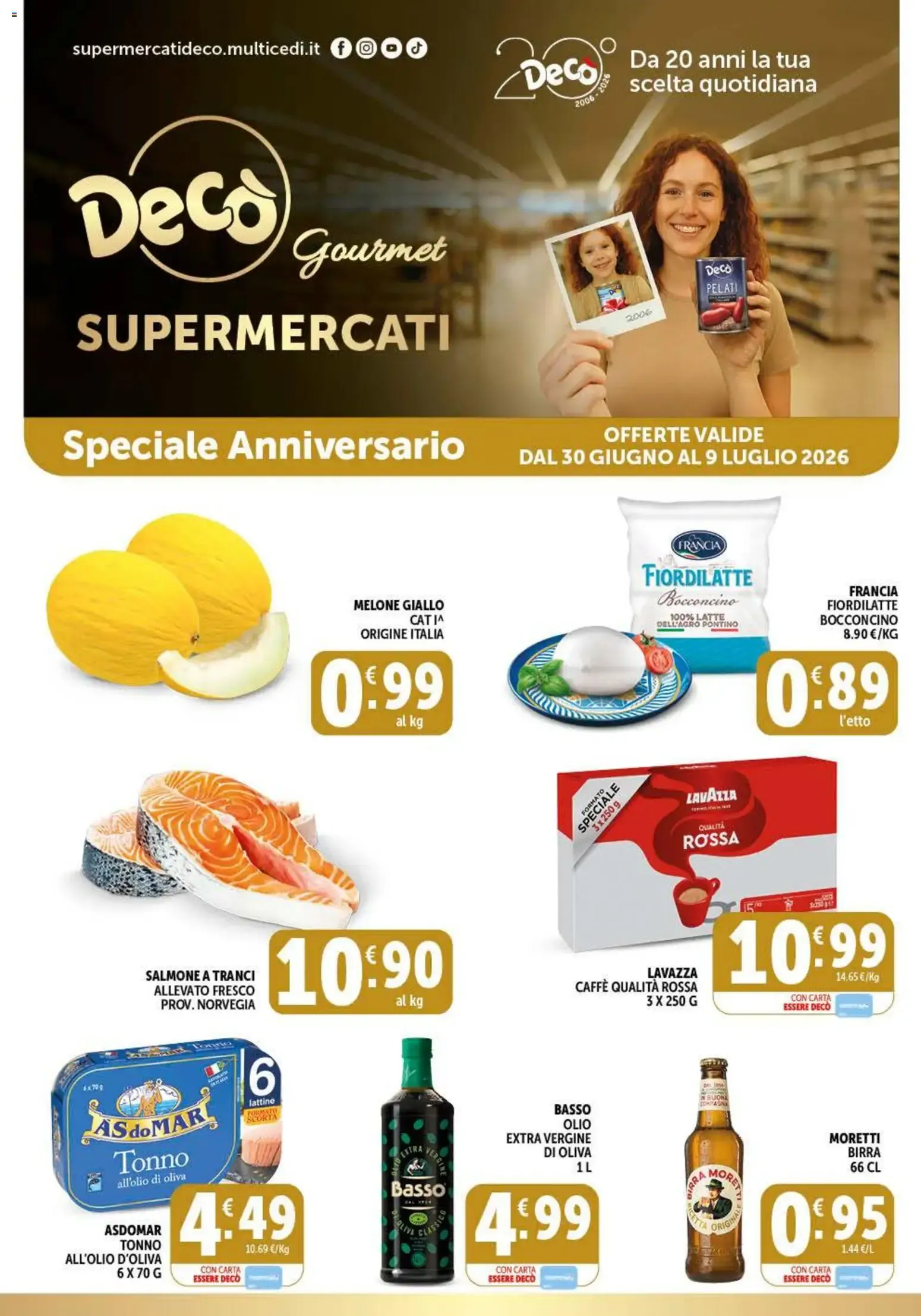 Nuovo Decò volantino Gourmet dal 30/06/2026 > offerte anteprima 🛍️ da 30 giugno a 9 luglio di 2026 - Pagina del volantino 1
